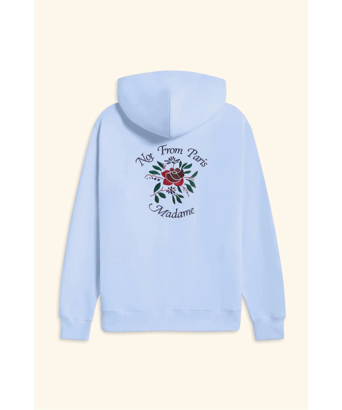 드롤드무슈(DROLE DE MONSIEUR) 로즈 슬로건 후디Hoodie Slogan Rose D0THS26201BUL