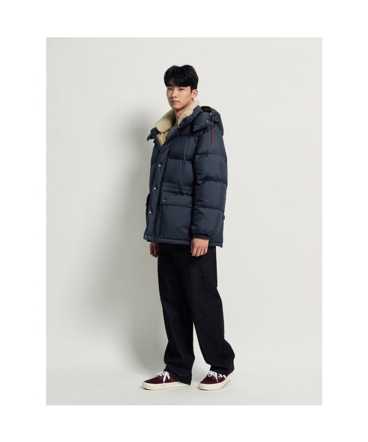 빈폴 멘(BEANPOLE MEN) 카라코람 구스다운 파카  네이비