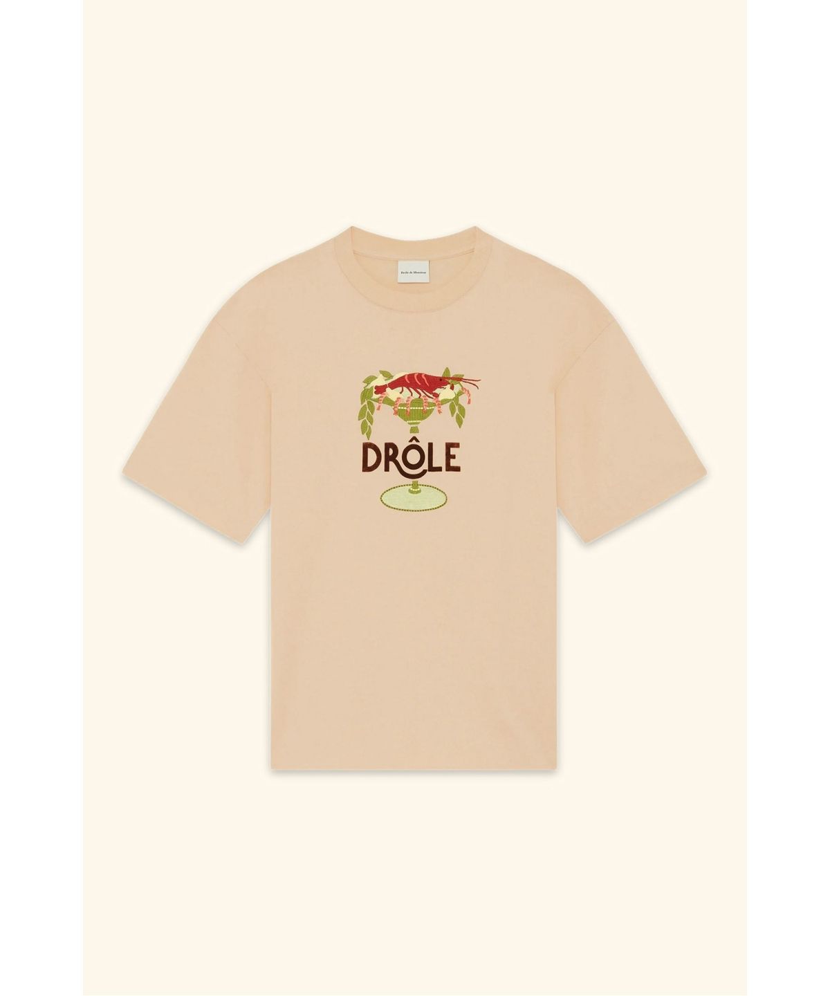 드롤드무슈(DROLE DE MONSIEUR) 랍스터 컵 티셔츠T-Shirt Lobster Cup D0TCS26200BEX