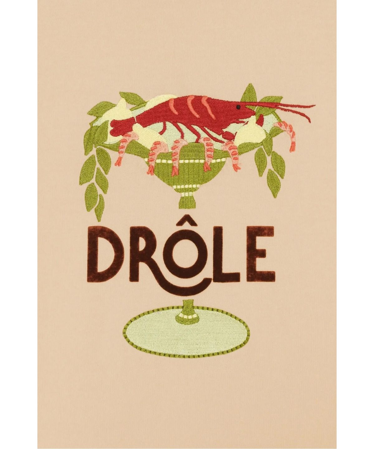 드롤드무슈(DROLE DE MONSIEUR) 랍스터 컵 티셔츠T-Shirt Lobster Cup D0TCS26200BEX