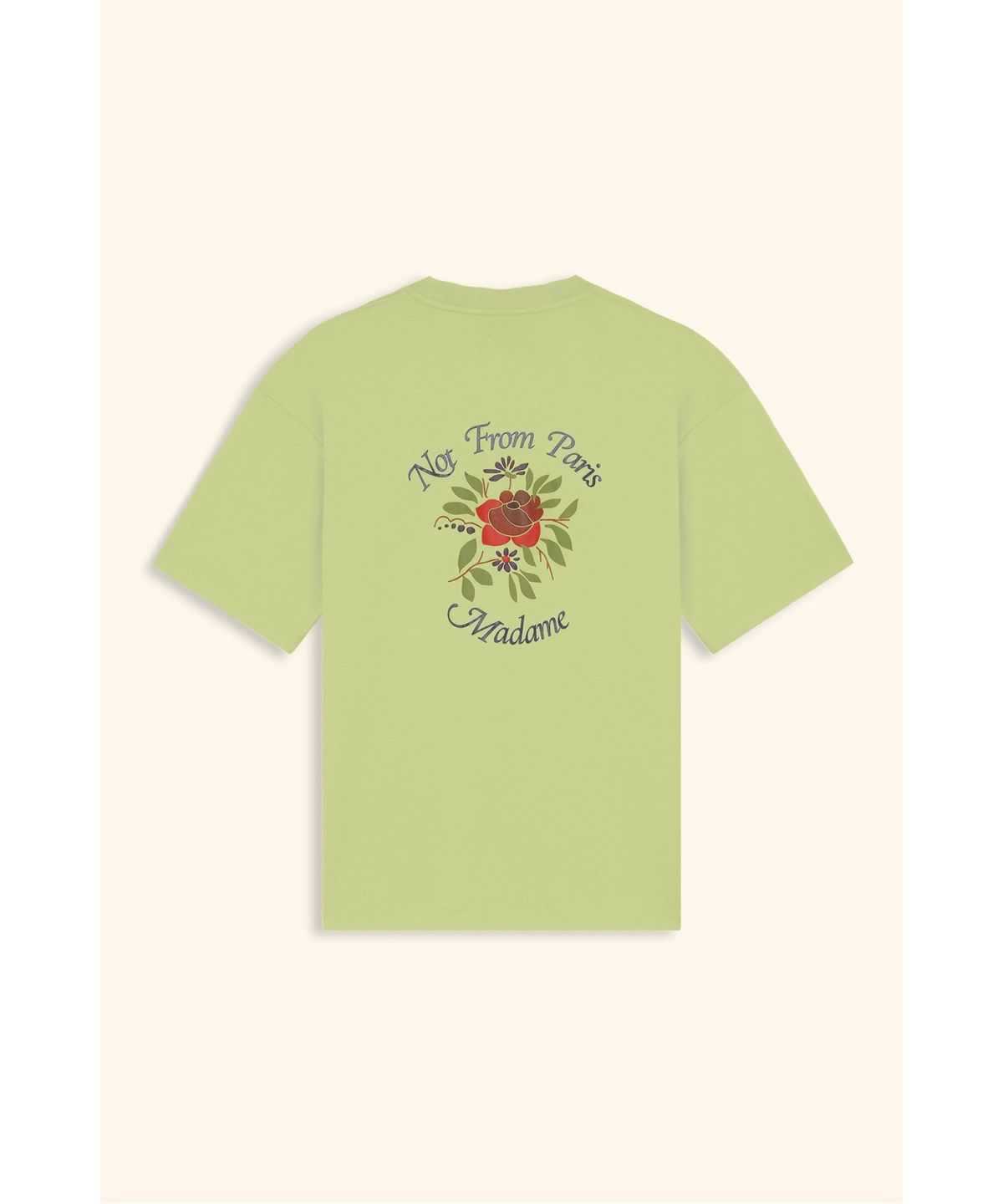 드롤드무슈(DROLE DE MONSIEUR) 로즈 슬로건 티셔츠T-Shirt Slogan Rose D0TCS26203YGL
