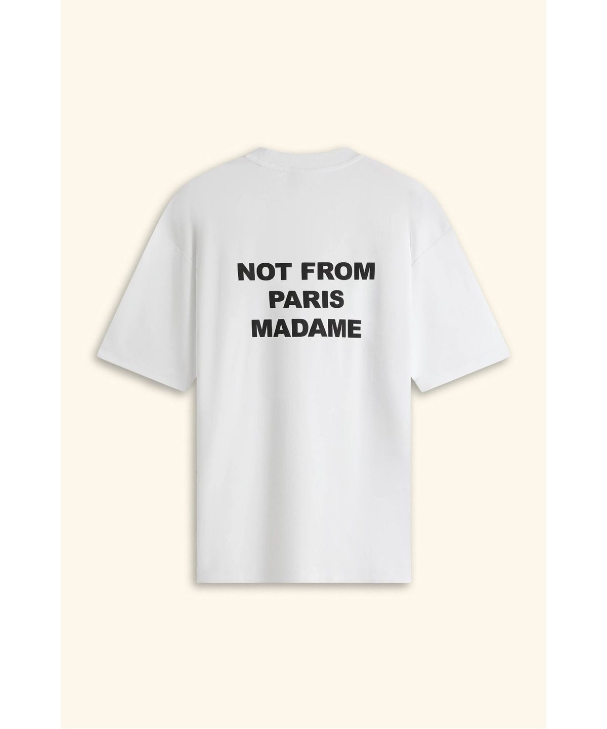 드롤드무슈(DROLE DE MONSIEUR) 슬로건 티셔츠Le T-Shirt Slogan D0TCS26001WHX