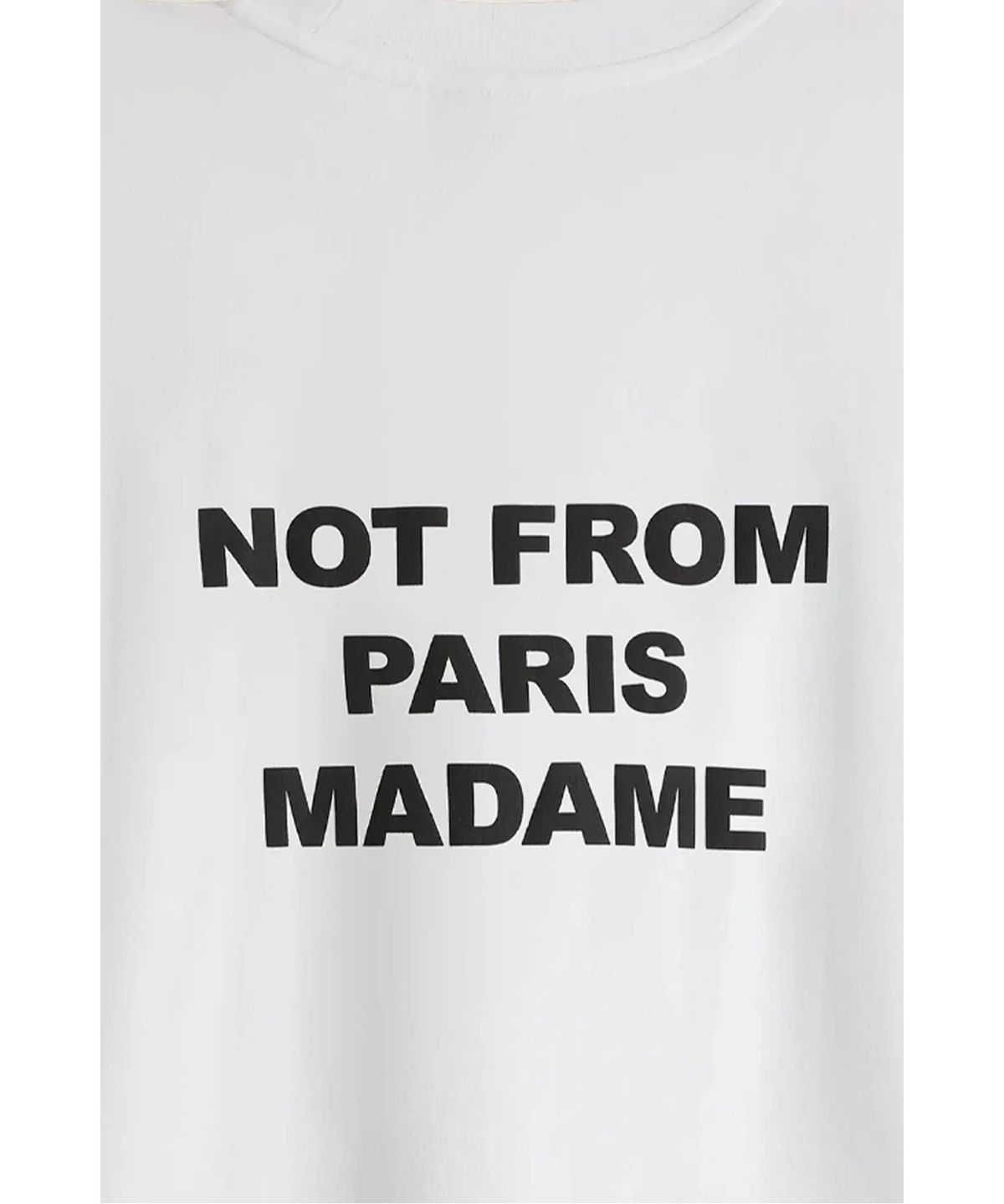 드롤드무슈(DROLE DE MONSIEUR) 슬로건 티셔츠Le T-Shirt Slogan D0TCS26001WHX