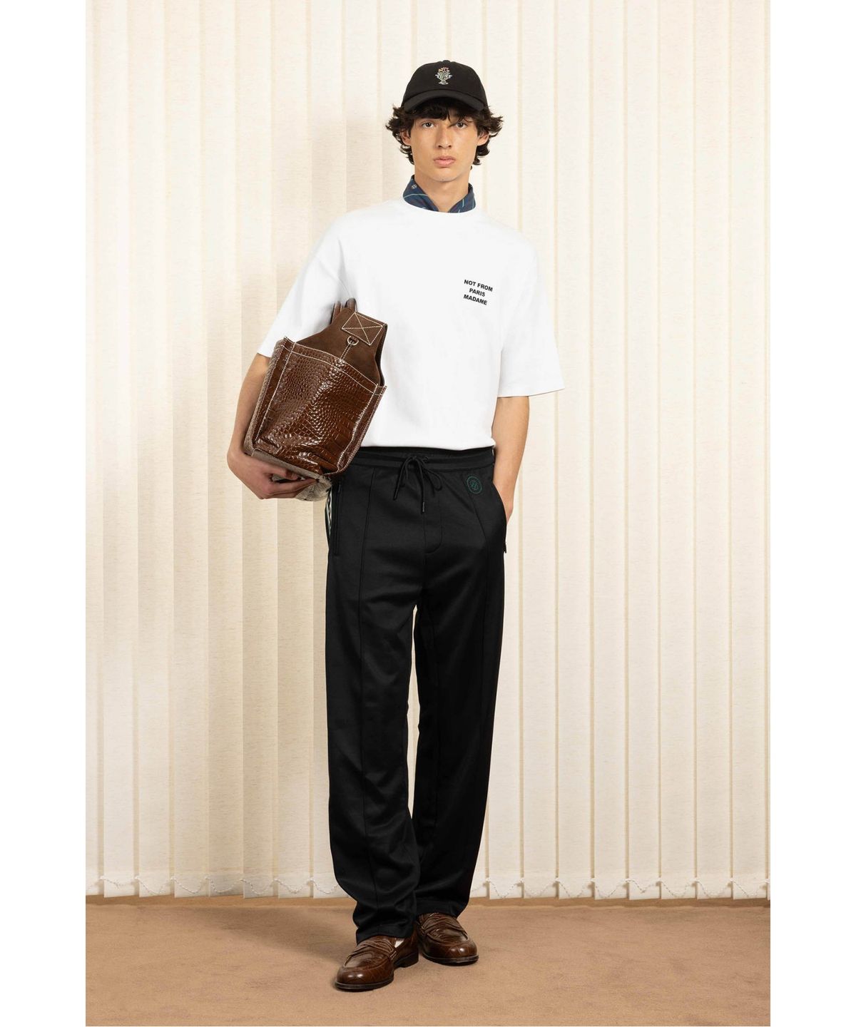 드롤드무슈(DROLE DE MONSIEUR) 슬로건 티셔츠Le T-Shirt Slogan D0TCS26001WHX