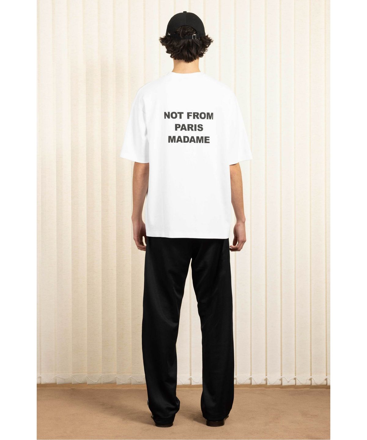 드롤드무슈(DROLE DE MONSIEUR) 슬로건 티셔츠Le T-Shirt Slogan D0TCS26001WHX