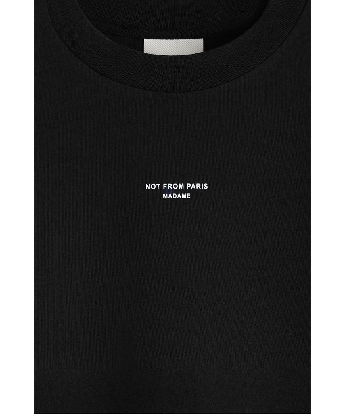 드롤드무슈(DROLE DE MONSIEUR) 클래식 슬로건 티셔츠Le T-Shirt Slogan Classique D0TCS26002BKX