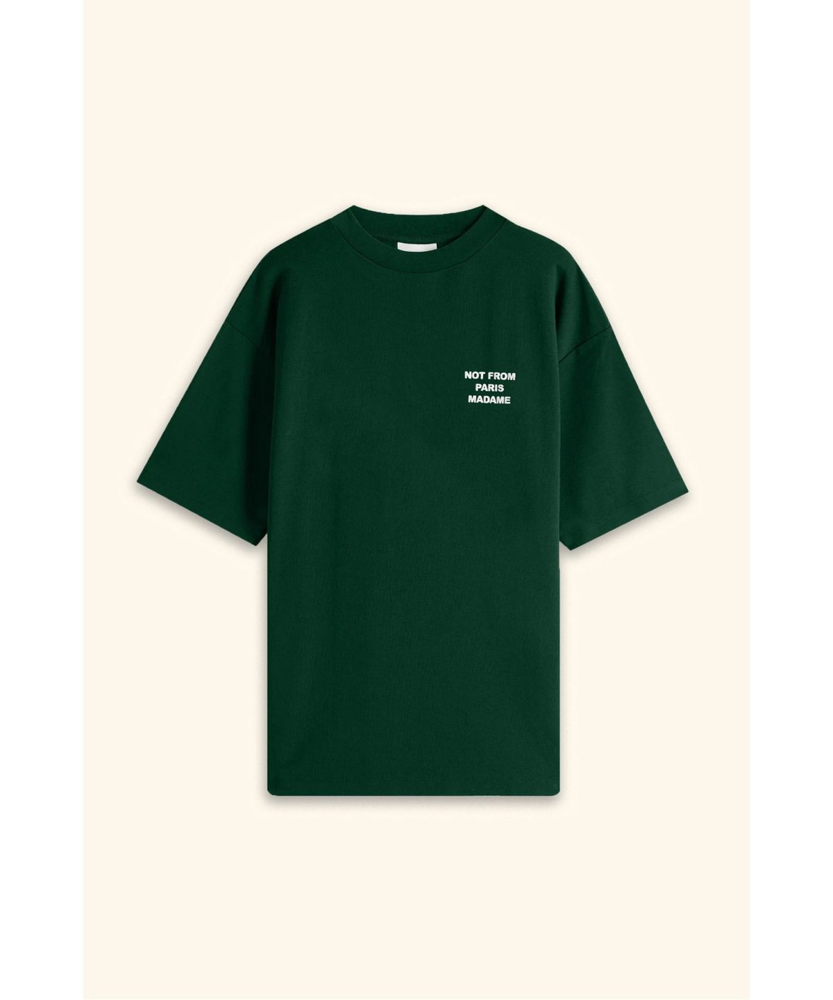 드롤드무슈(DROLE DE MONSIEUR) 슬로건 티셔츠Le T-Shirt Slogan D0TCS26001GRD