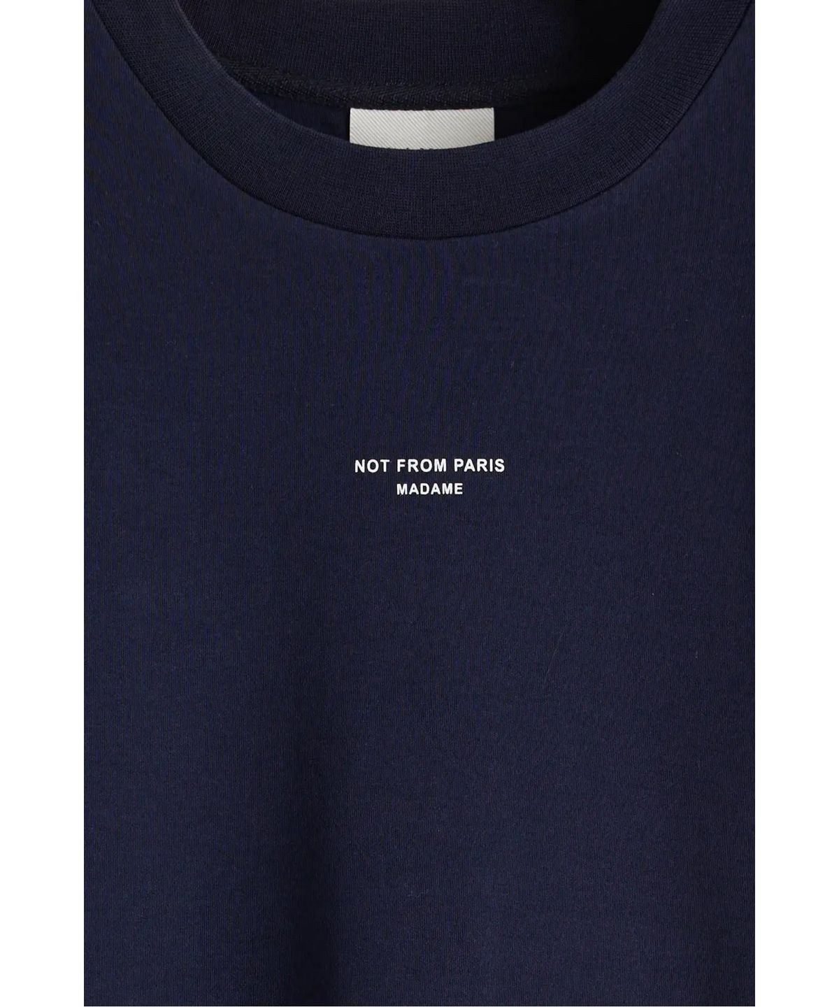 드롤드무슈(DROLE DE MONSIEUR) 클래식 슬로건 티셔츠Le T-Shirt Slogan Classique D0TCS26002NYX