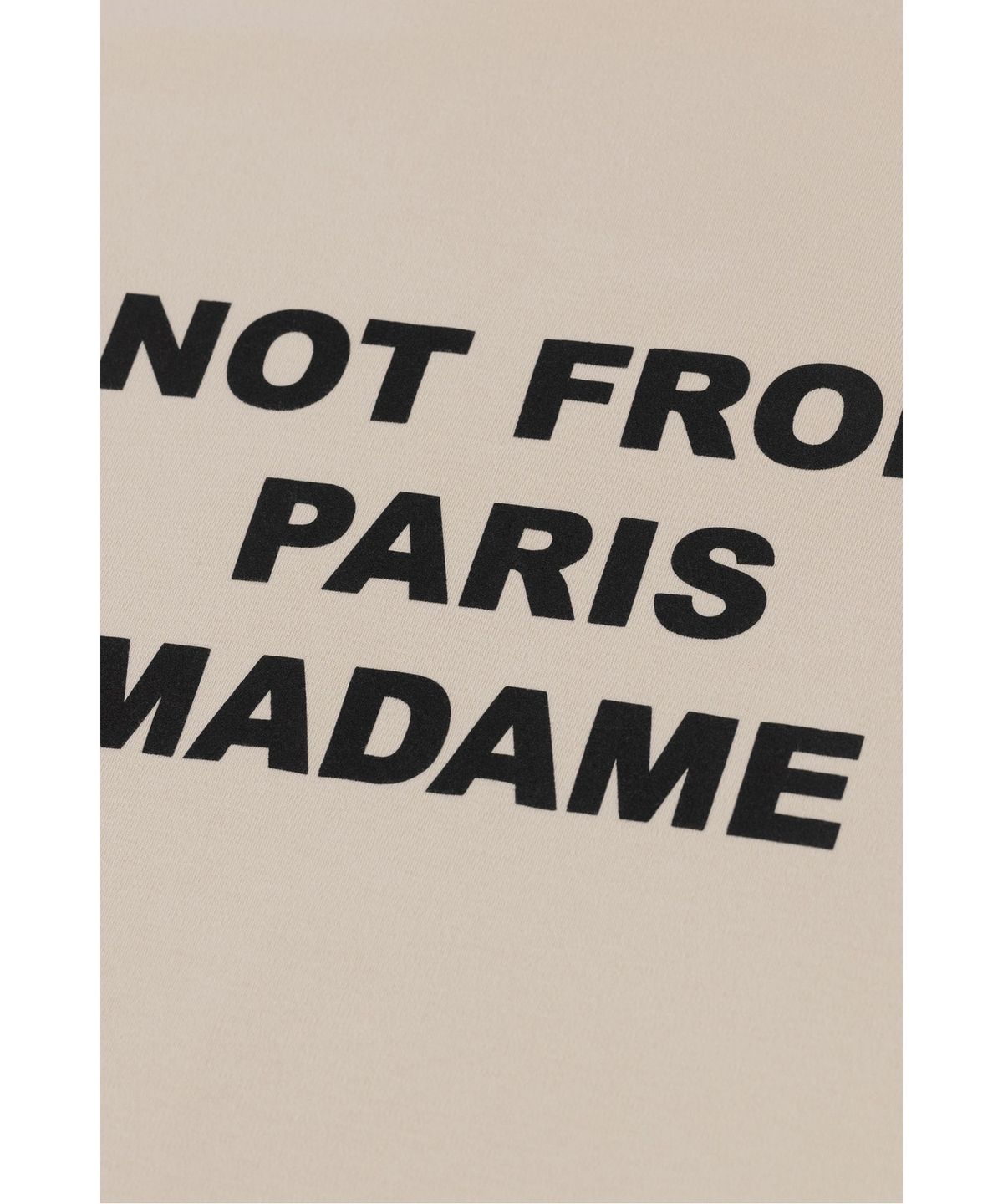 드롤드무슈(DROLE DE MONSIEUR) 슬로건 티셔츠Le T-Shirt Slogan D0TCS26001IVD
