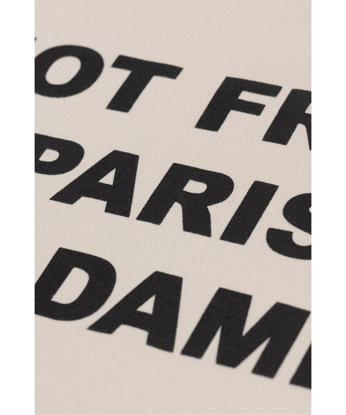 드롤드무슈(DROLE DE MONSIEUR) 슬로건 티셔츠Le T-Shirt Slogan D0TCS26001IVD