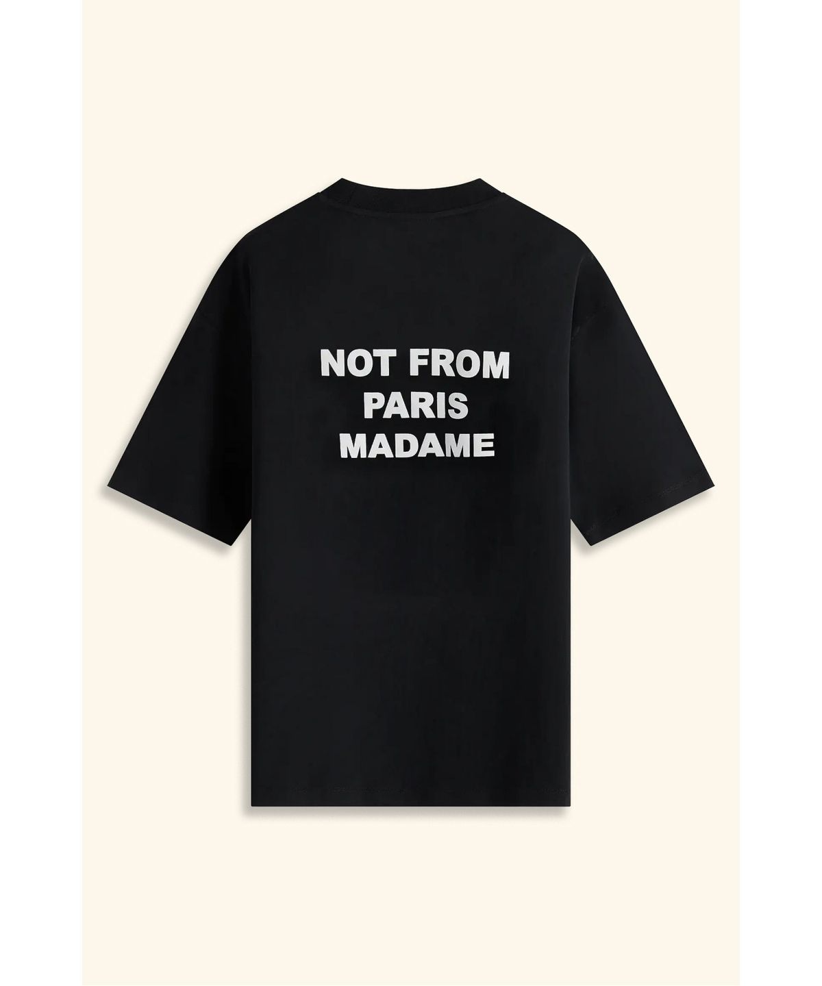 드롤드무슈(DROLE DE MONSIEUR) 슬로건 티셔츠Le T-Shirt Slogan D0TCS26001BKX