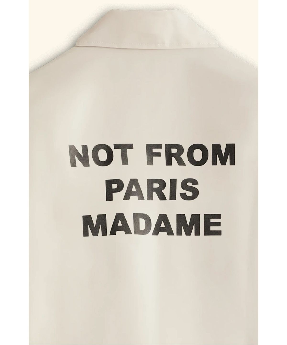 드롤드무슈(DROLE DE MONSIEUR) 슬로건 재킷La Veste Slogan D0JAS26001IVD