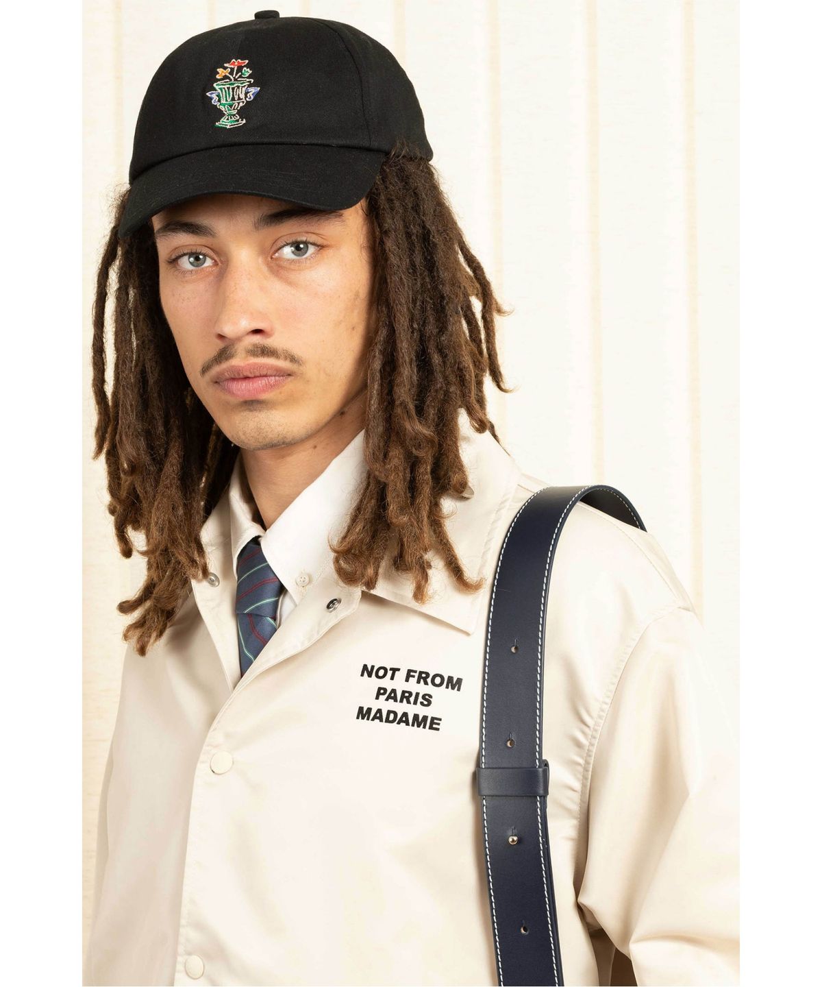 드롤드무슈(DROLE DE MONSIEUR) 슬로건 재킷La Veste Slogan D0JAS26001IVD