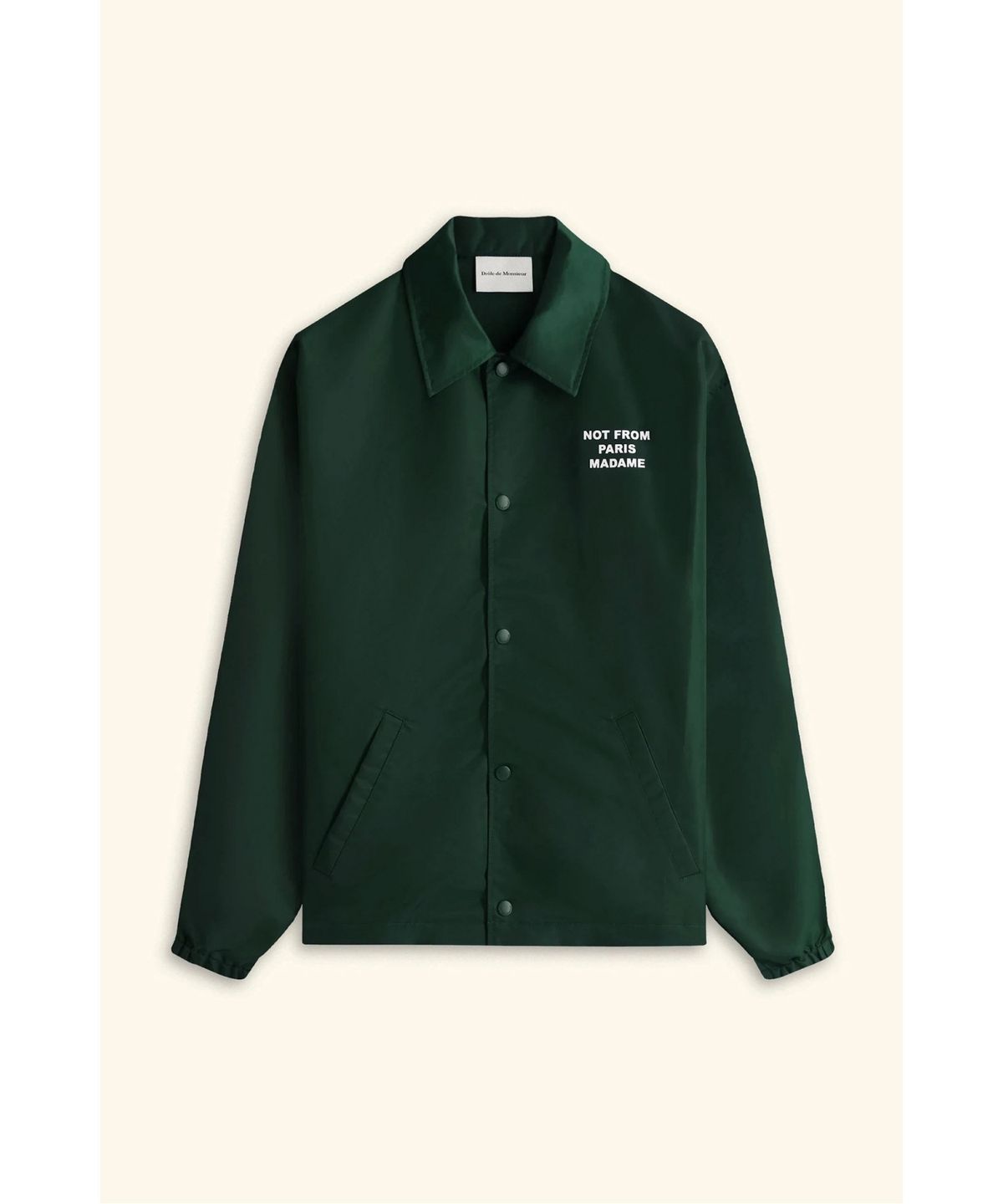 드롤드무슈(DROLE DE MONSIEUR) 슬로건 재킷La Veste Slogan D0JAS26001GRD