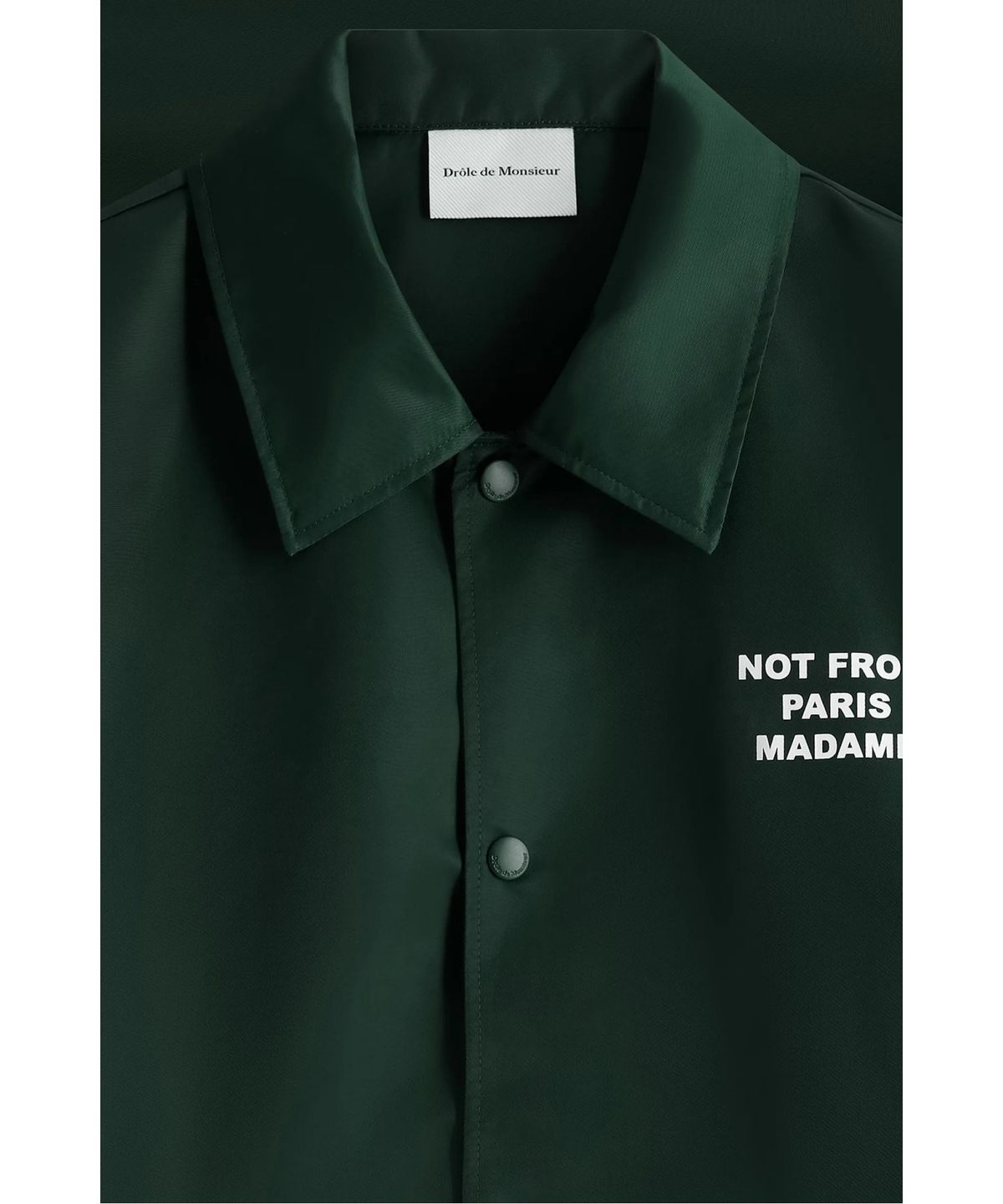 드롤드무슈(DROLE DE MONSIEUR) 슬로건 재킷La Veste Slogan D0JAS26001GRD