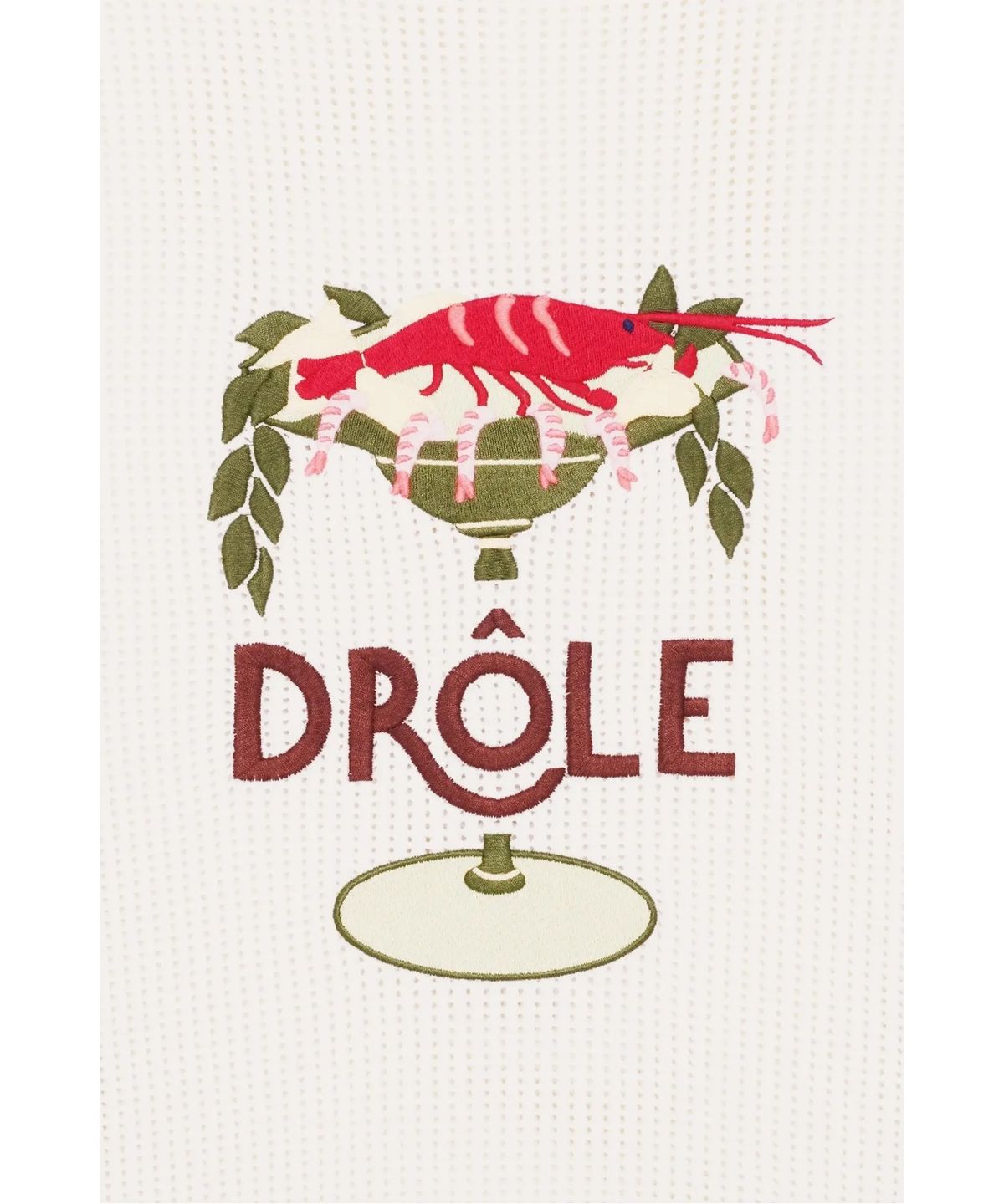 드롤드무슈(DROLE DE MONSIEUR) 랍스터 컵 니트Maille Lobster Cup D0WAS26200WHM
