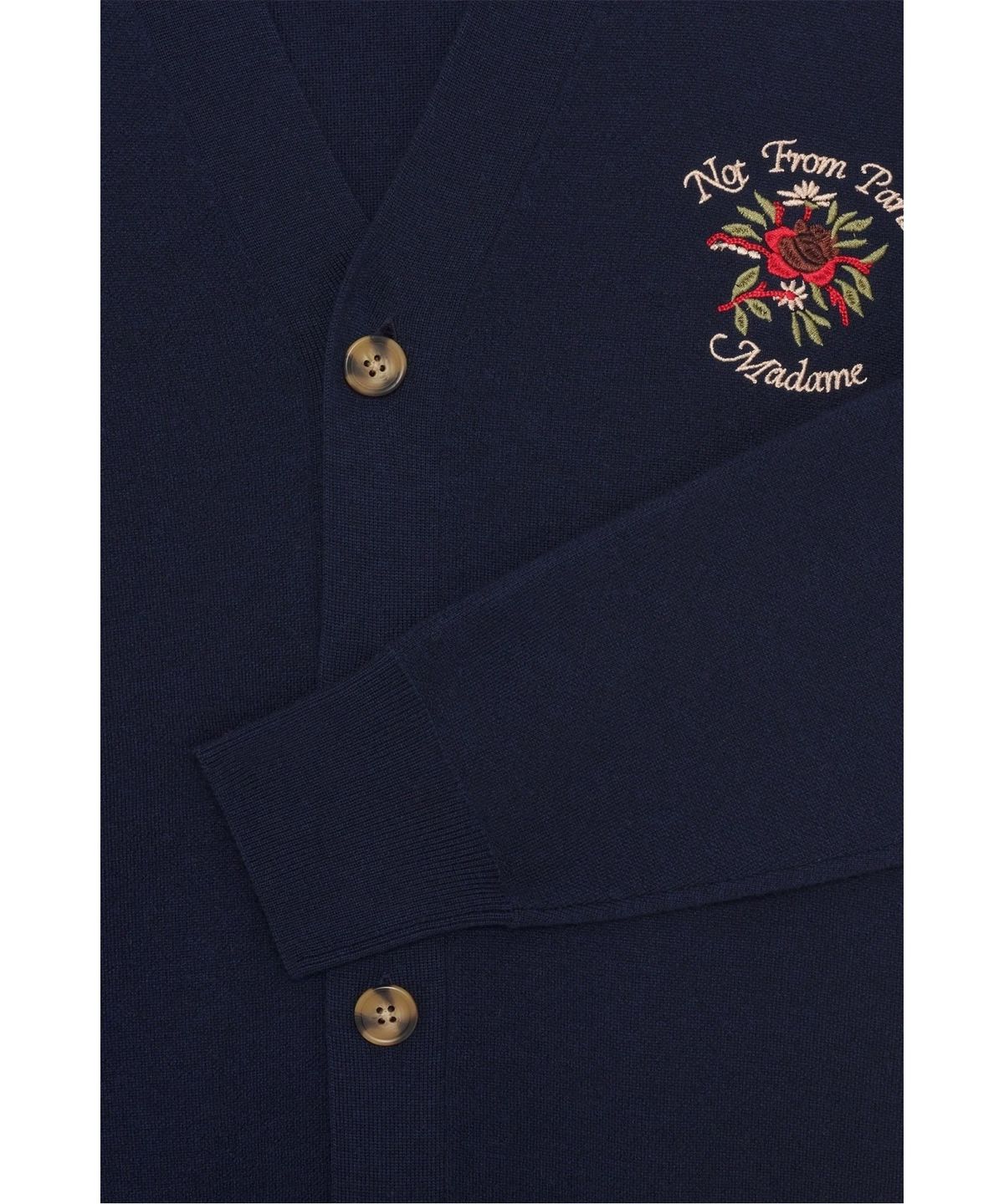 드롤드무슈(DROLE DE MONSIEUR) 로즈 슬로건 가디건Le Cardigan Slogan Rose D0WCS26261NYX