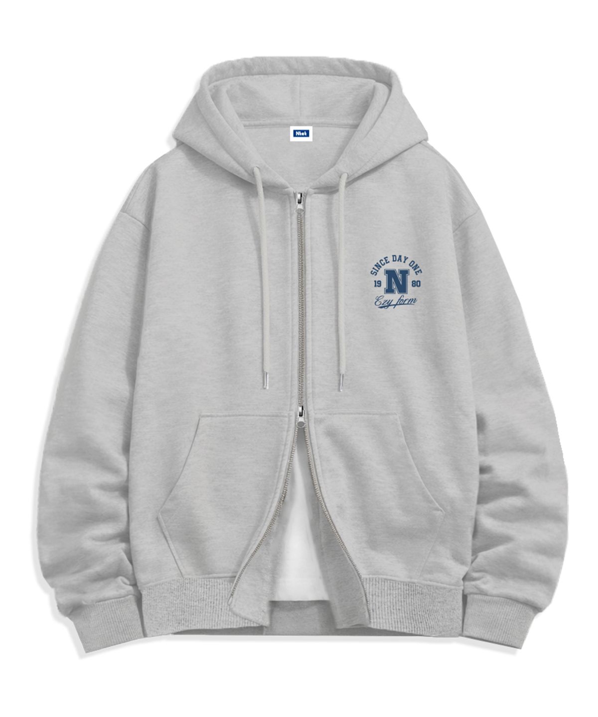 엔티이티(NTET) N emblem 2-way zip-up (4color)