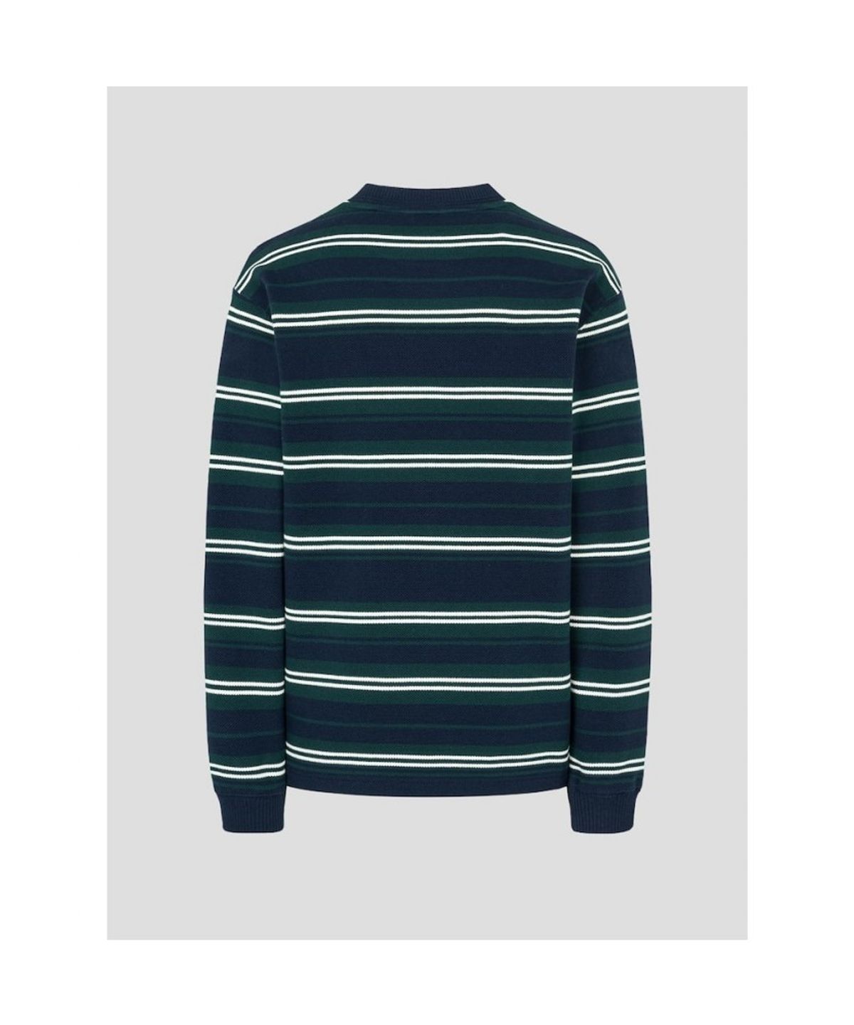 빈폴 멘(BEANPOLE MEN) 멀티 스트라이프 긴소매 스웨트 셔츠  네이비
