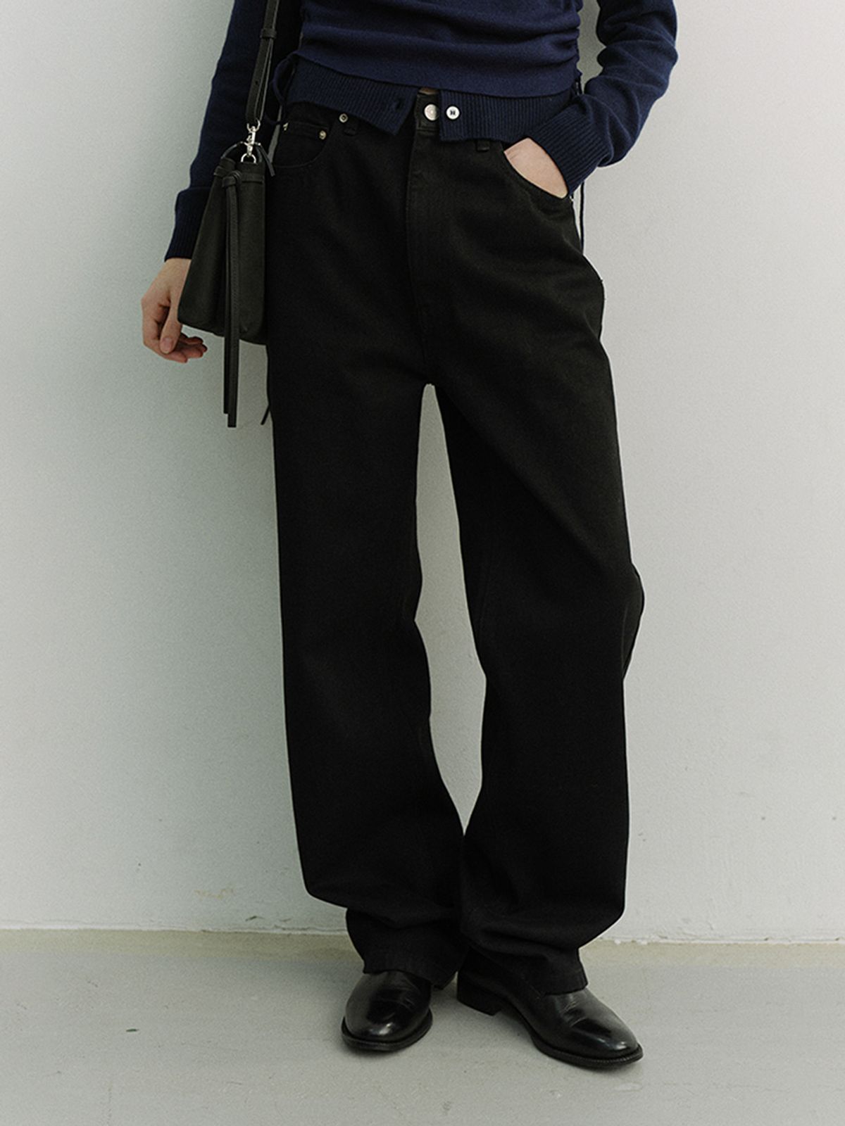 던스트(DUNST) LOOSE JEANS_UDPA6A205_BLACK