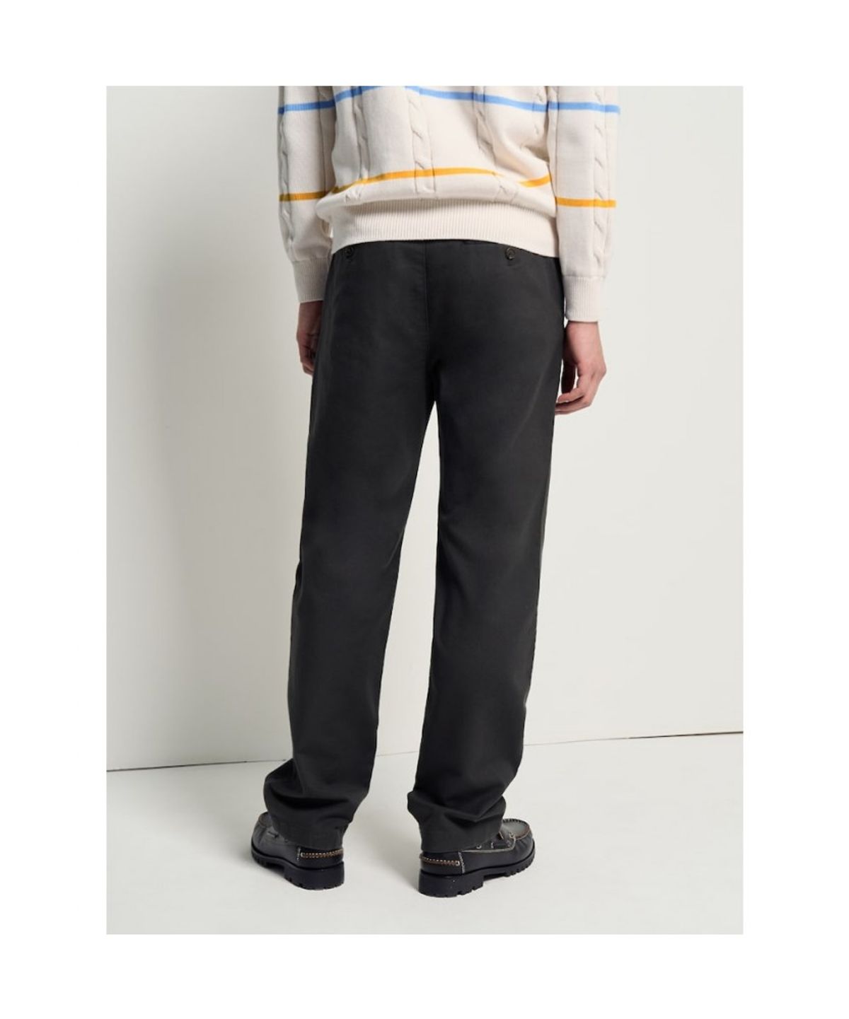 빈폴 멘(BEANPOLE MEN) 도비 텍스처 컴포트핏 치노 팬츠  애쉬