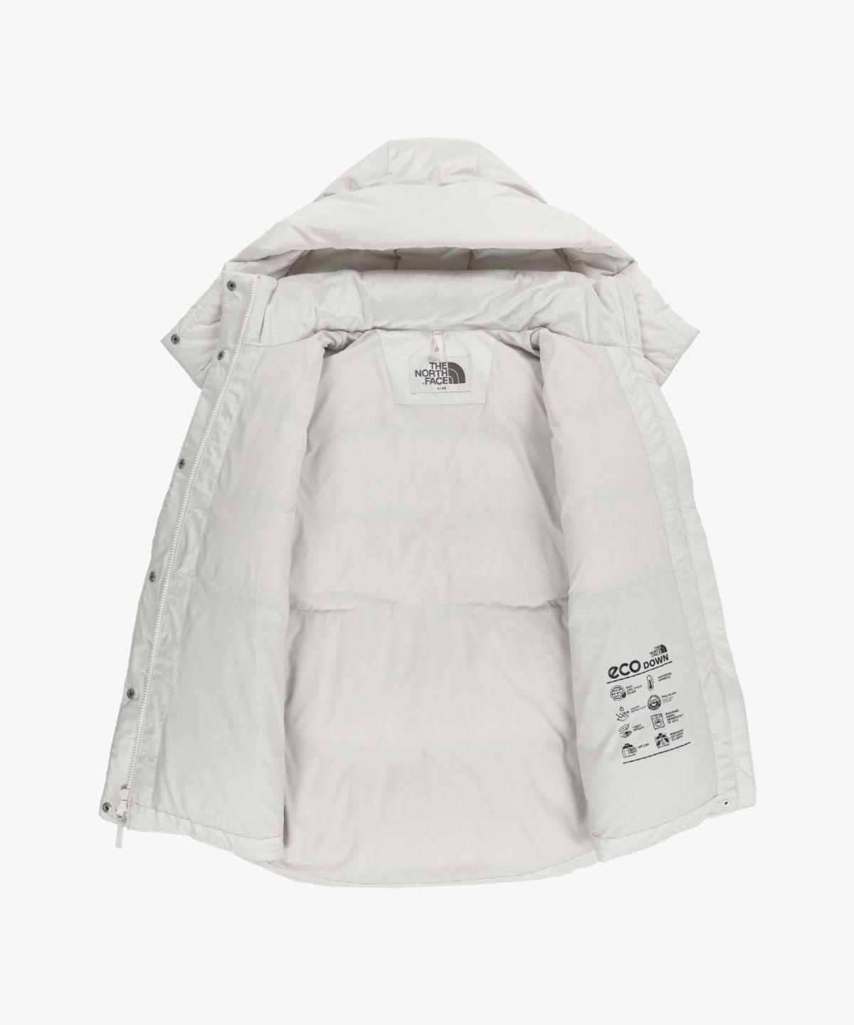 노스페이스(THE NORTH FACE) NJ1DR88K 화이트라벨 여성 노벨티 눕시 미드 자켓 (RDS) CREAM BEIGE
