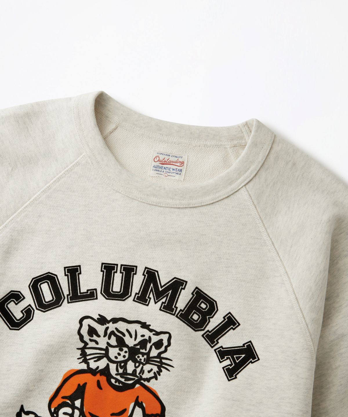 아웃스탠딩(OUTSTANDING) V.S.C SWEAT(COLUMBIA)_1%OATMEAL