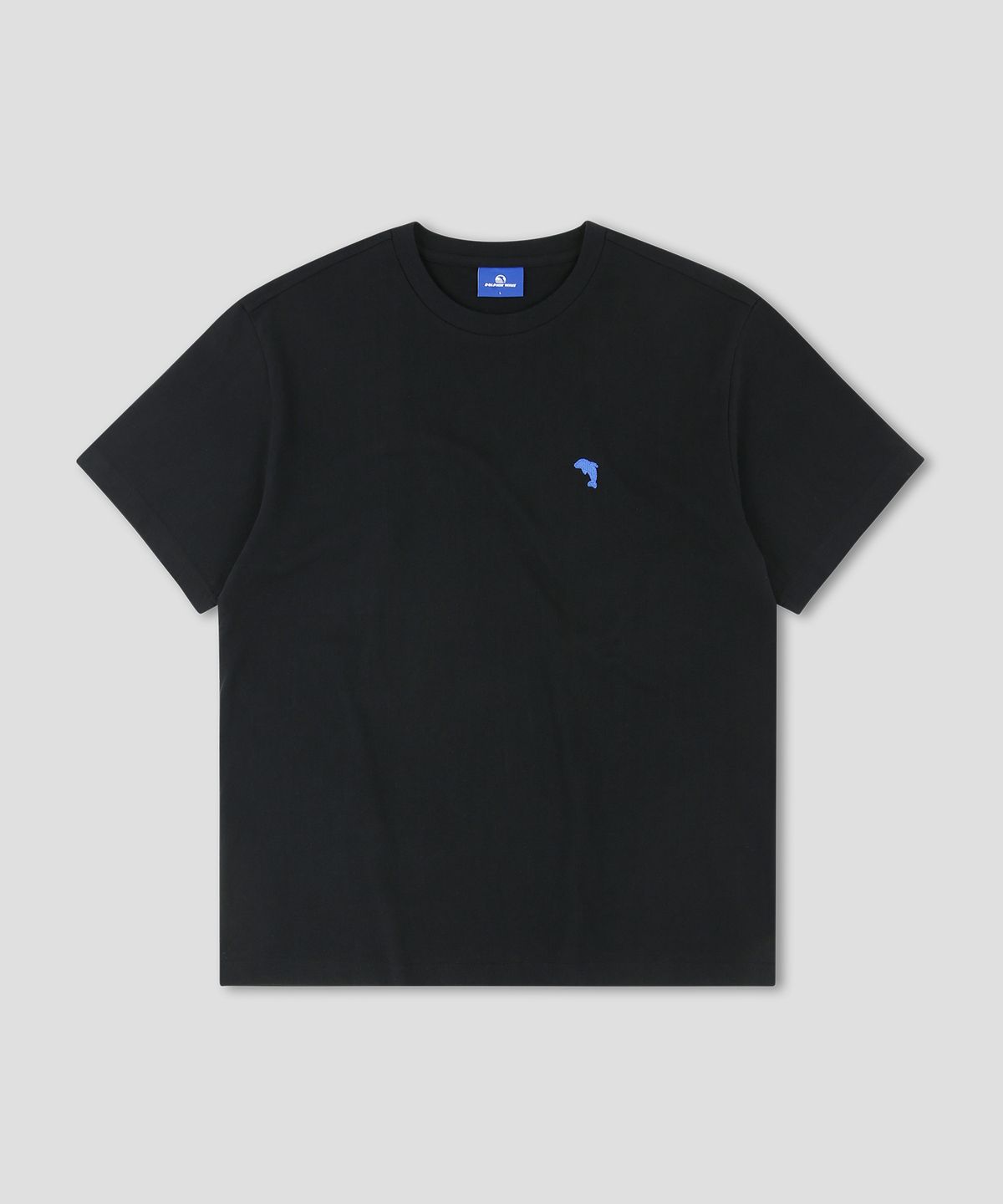 돌핀웨이브어패럴(DOLPHIN WAVE APPAREL) [3팩] 돌핀 미니 체인자수 16수 반팔티셔츠 화이트 & 화이트  & 블랙