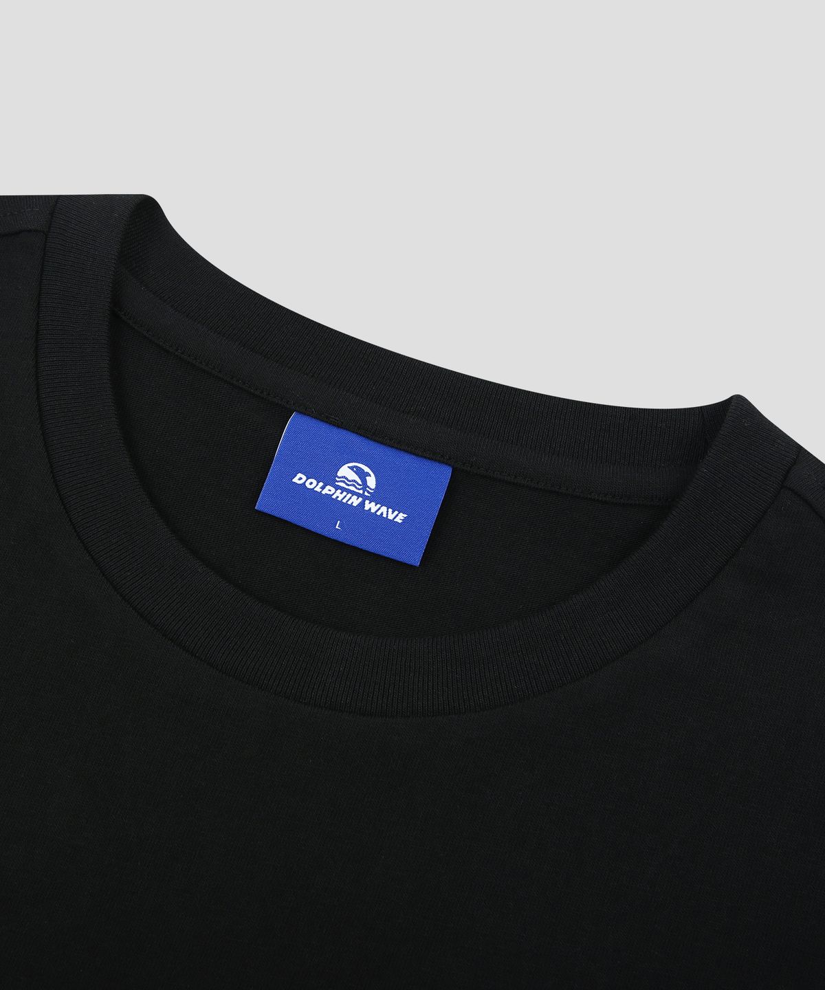 돌핀웨이브어패럴(DOLPHIN WAVE APPAREL) [3팩] 돌핀 미니 체인자수 16수 반팔티셔츠 화이트 & 화이트  & 블랙