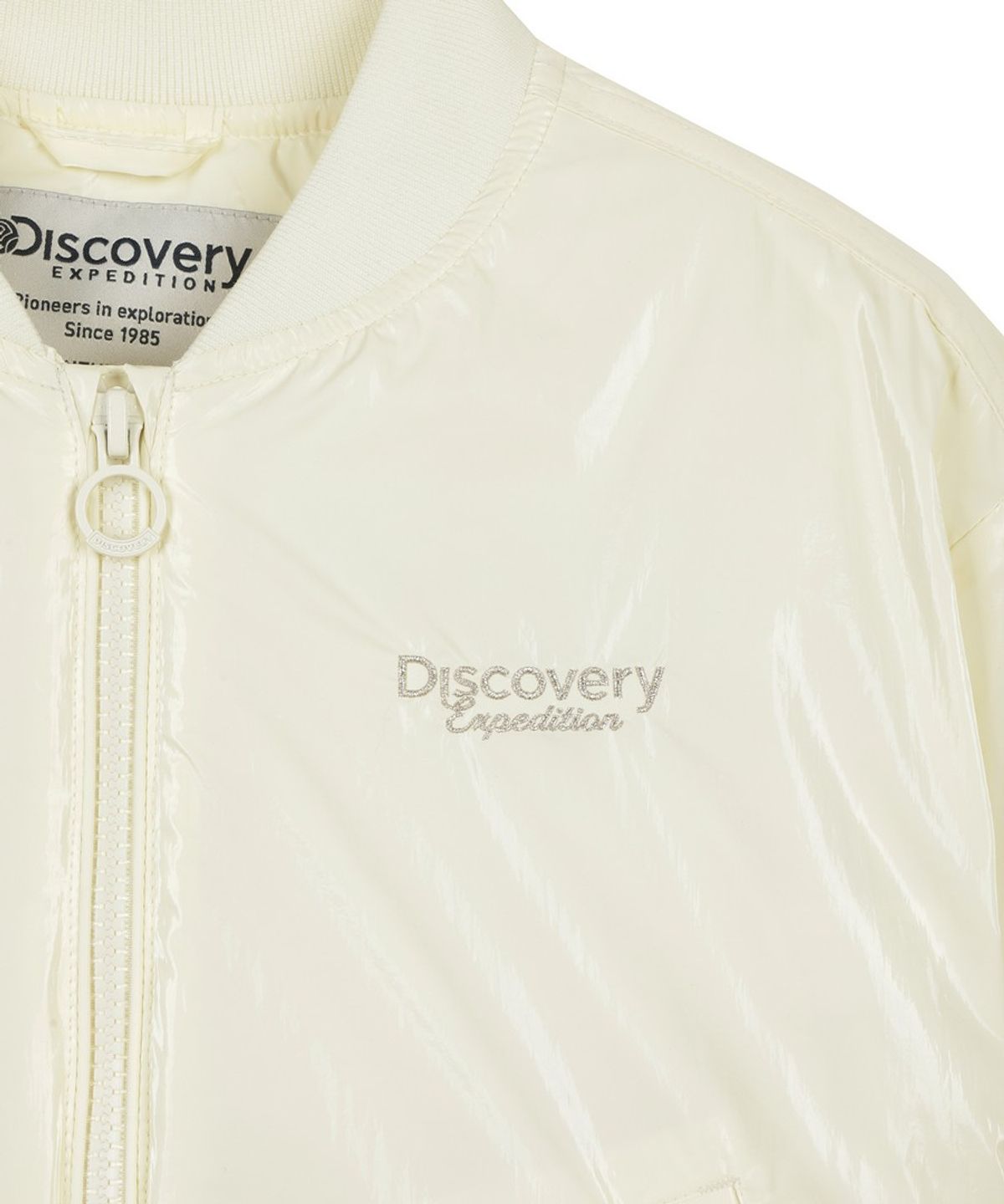 디스커버리 키즈(DISCOVERY KIDS) 여아 샤일로 봄버 패딩 점퍼 (Light Yellow)