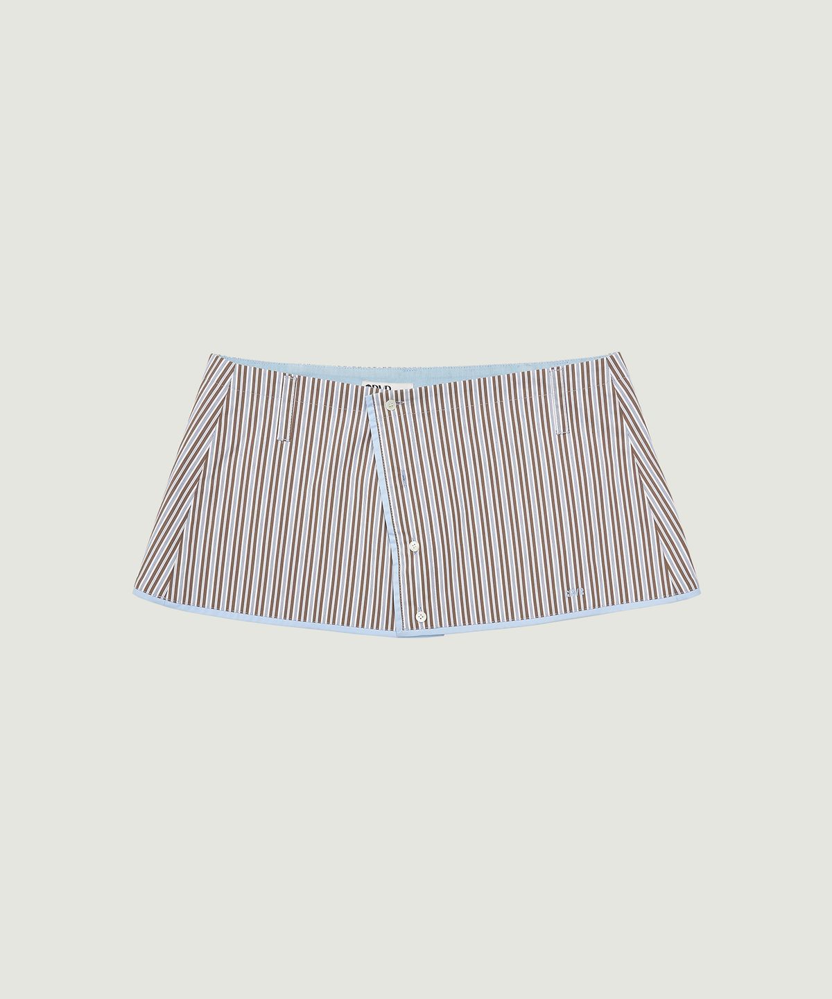 그로브(GROVE) SENA LAYERED SKIRT (BROWN)
