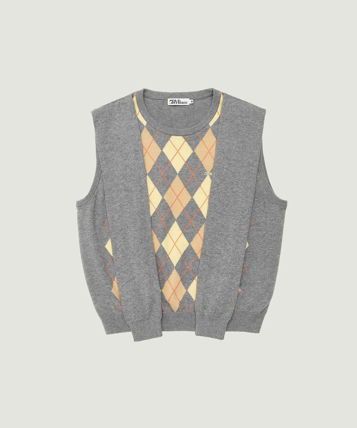 그로브(GROVE) VENI ARGYLE VEST (GRAY)