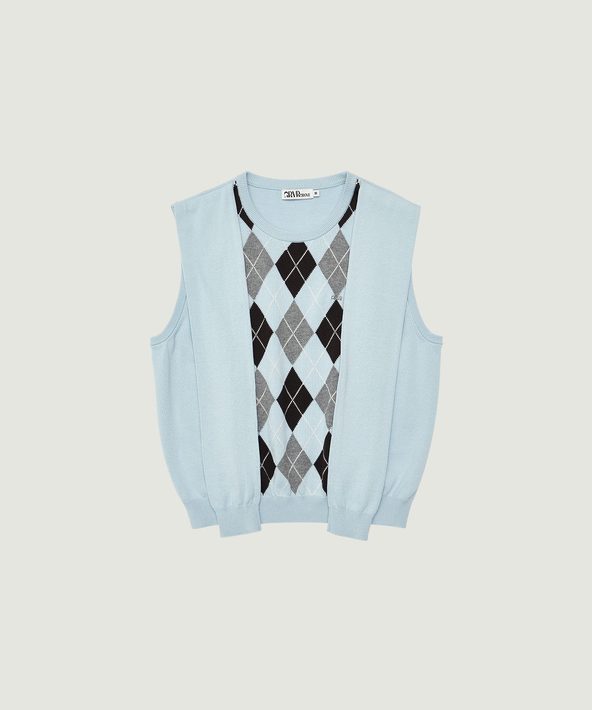 그로브(GROVE) VENI ARGYLE VEST (LIGHT BLUE)