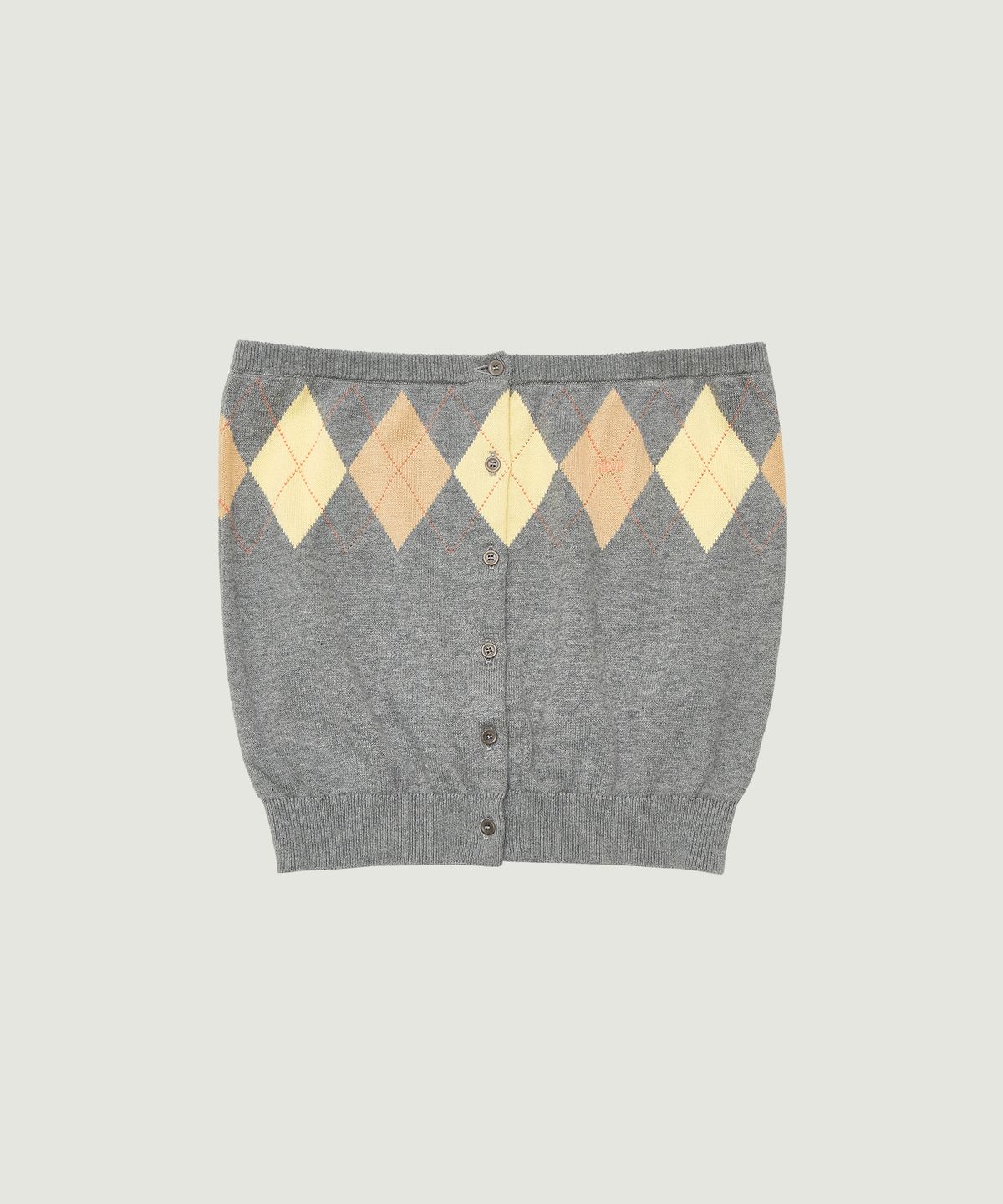 그로브(GROVE) VENI ARGYLE TUBE TOP (GRAY)