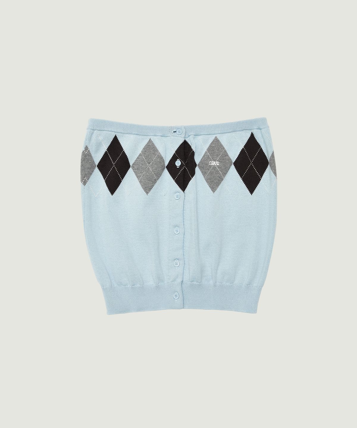 그로브(GROVE) VENI ARGYLE TUBE TOP (LIGHT BLUE)