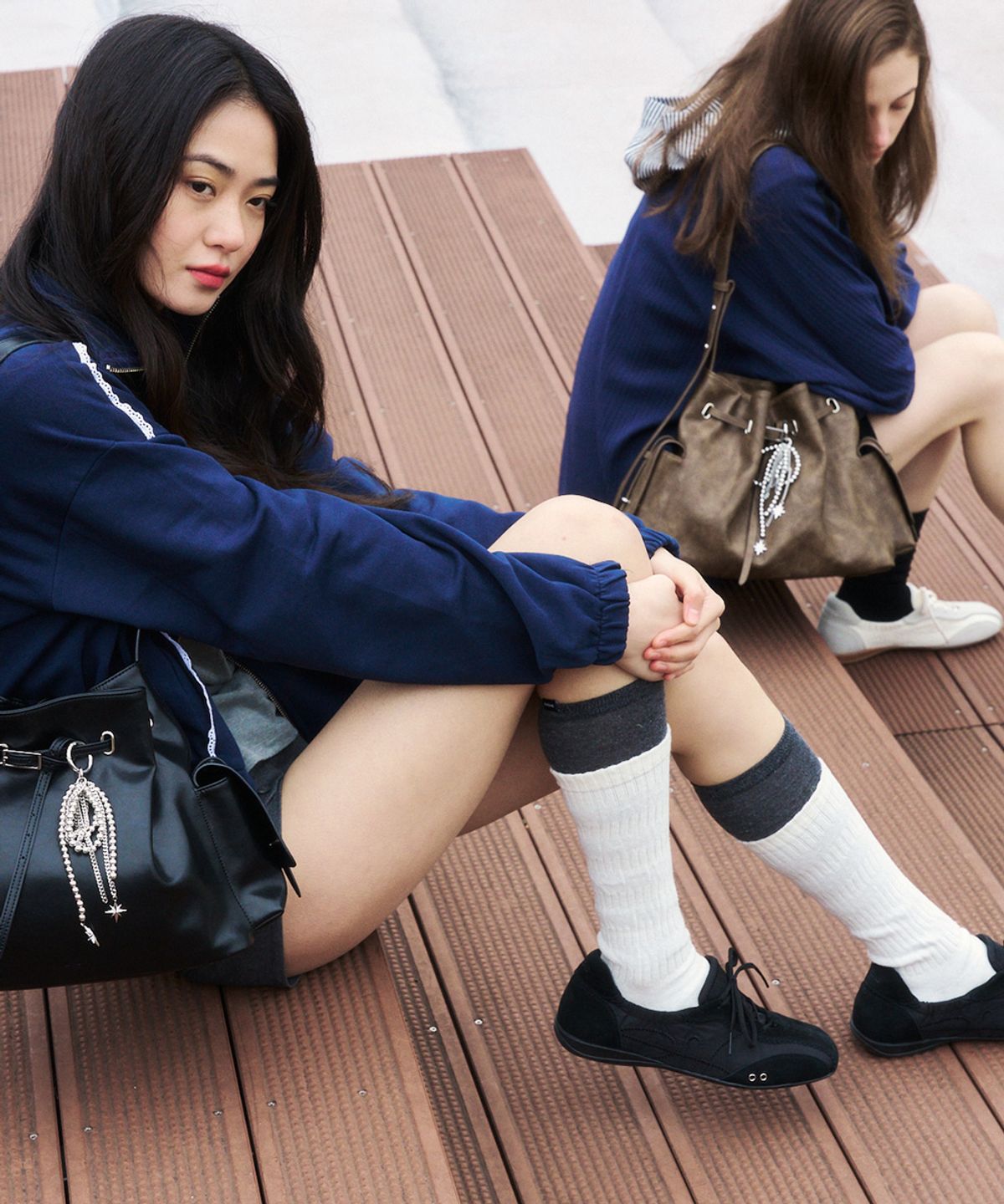 기호(KHIHO) 스키아 핑킹 셔링 스니커즈 6color