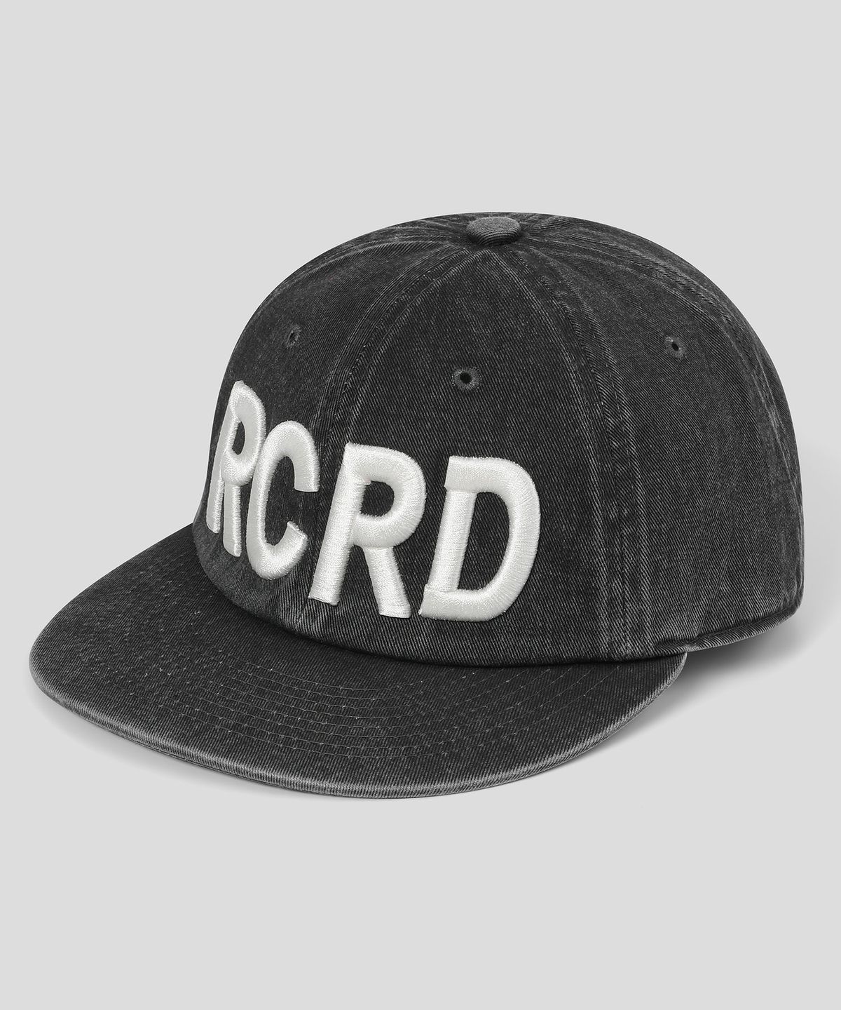 슬로우 레코드 하우스(SLOW RECORD HOUSE) 빈티지 워시드 RCRD 캡_챠콜