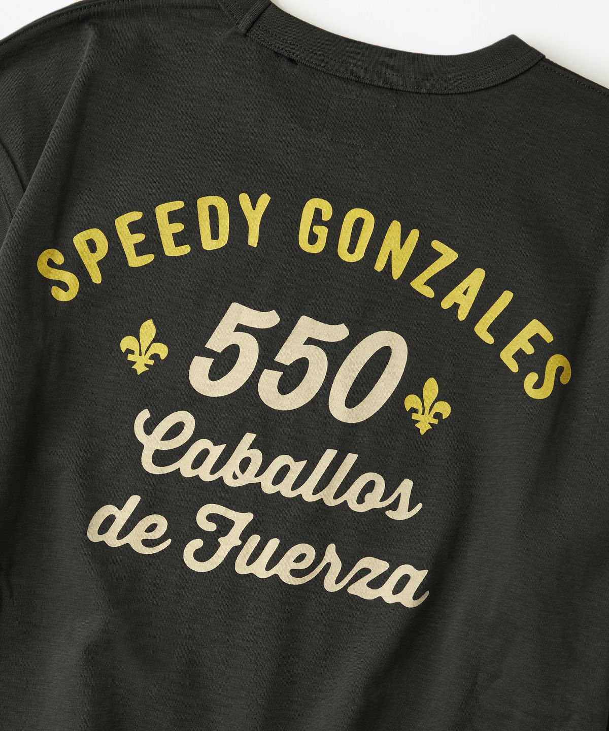 아웃스탠딩(OUTSTANDING) [LOONEY TUNES] LONG SLEEVE(SPEEDY GONZALES)_CHARCOAL