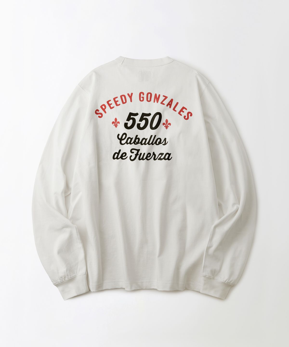 아웃스탠딩(OUTSTANDING) [LOONEY TUNES] LONG SLEEVE(SPEEDY GONZALES)_OFF WHITE