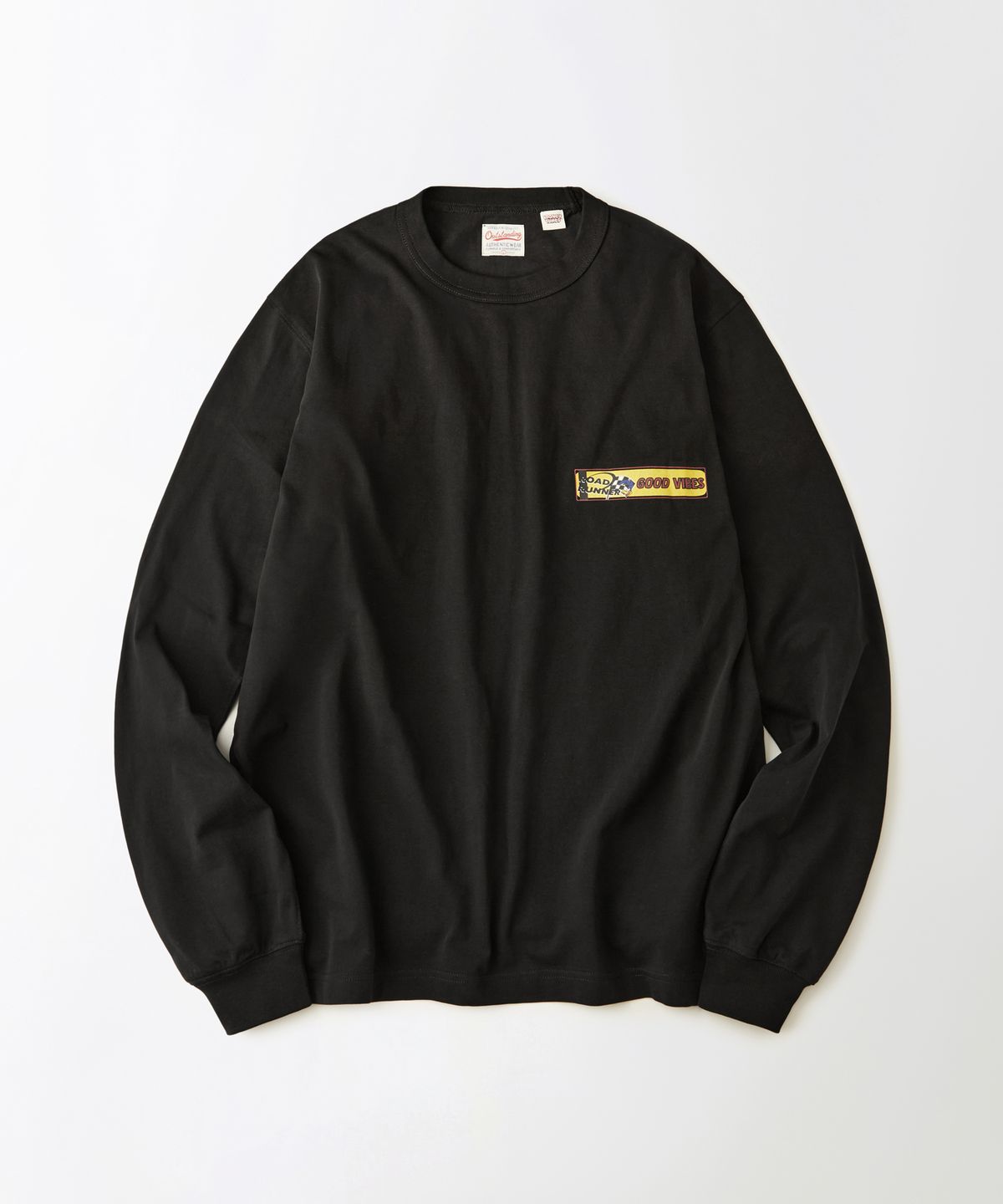 아웃스탠딩(OUTSTANDING) [LOONEY TUNES] LONG SLEEVE(ROAD RUNNER)_BLACK