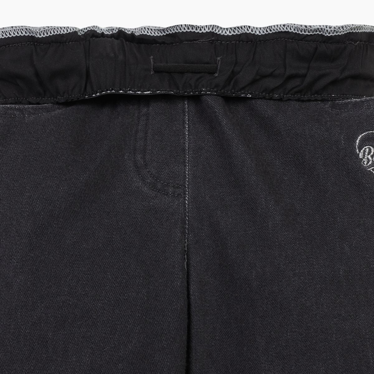 베네통키즈(BENETTONKIDS) 펄 밴딩 부츠컷 말랑 팬츠_QALG01611CC
