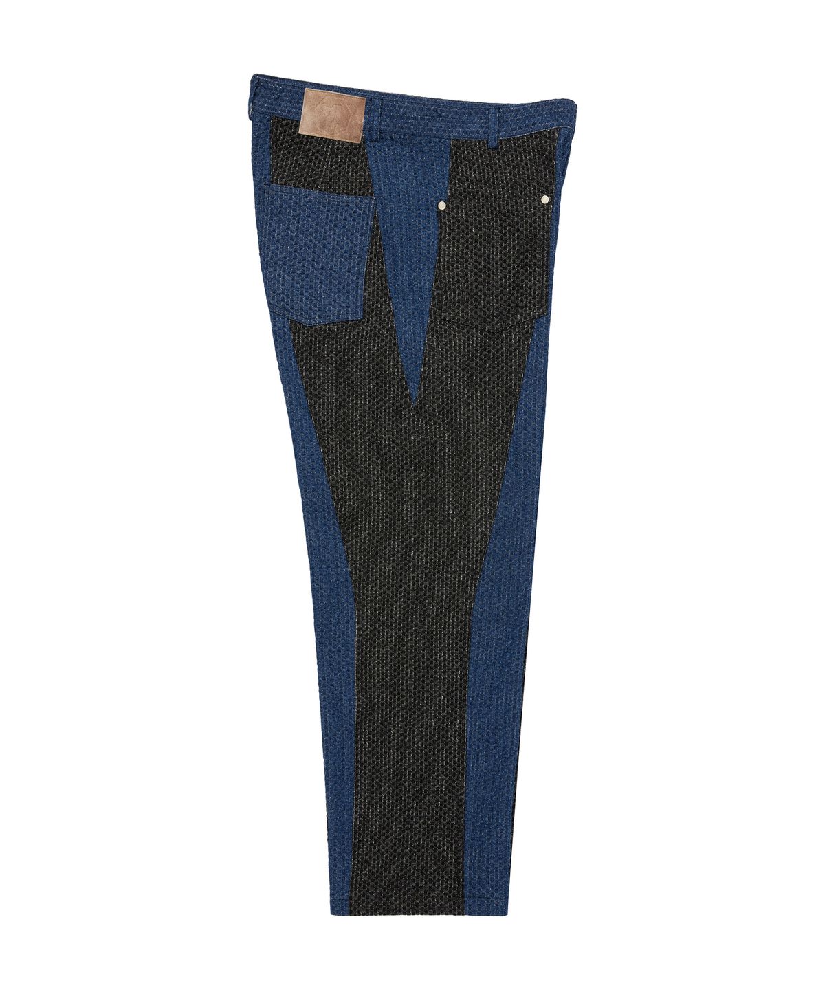 윤 애(YOON AE) YA Pattern Color-Block Denim Pants