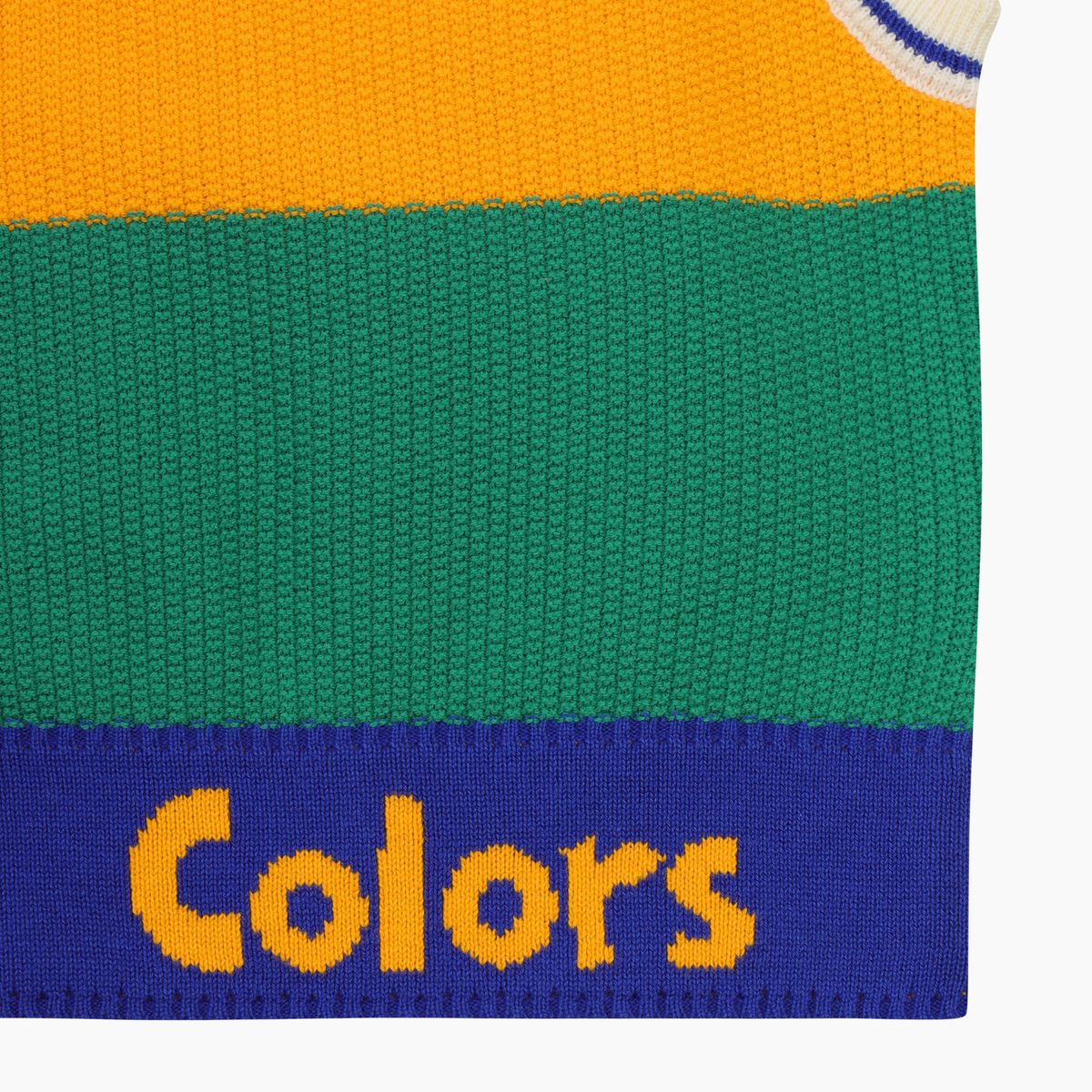 베네통키즈(BENETTONKIDS) 컬러팝 블럭 니트 베스트_QAKP03611MU