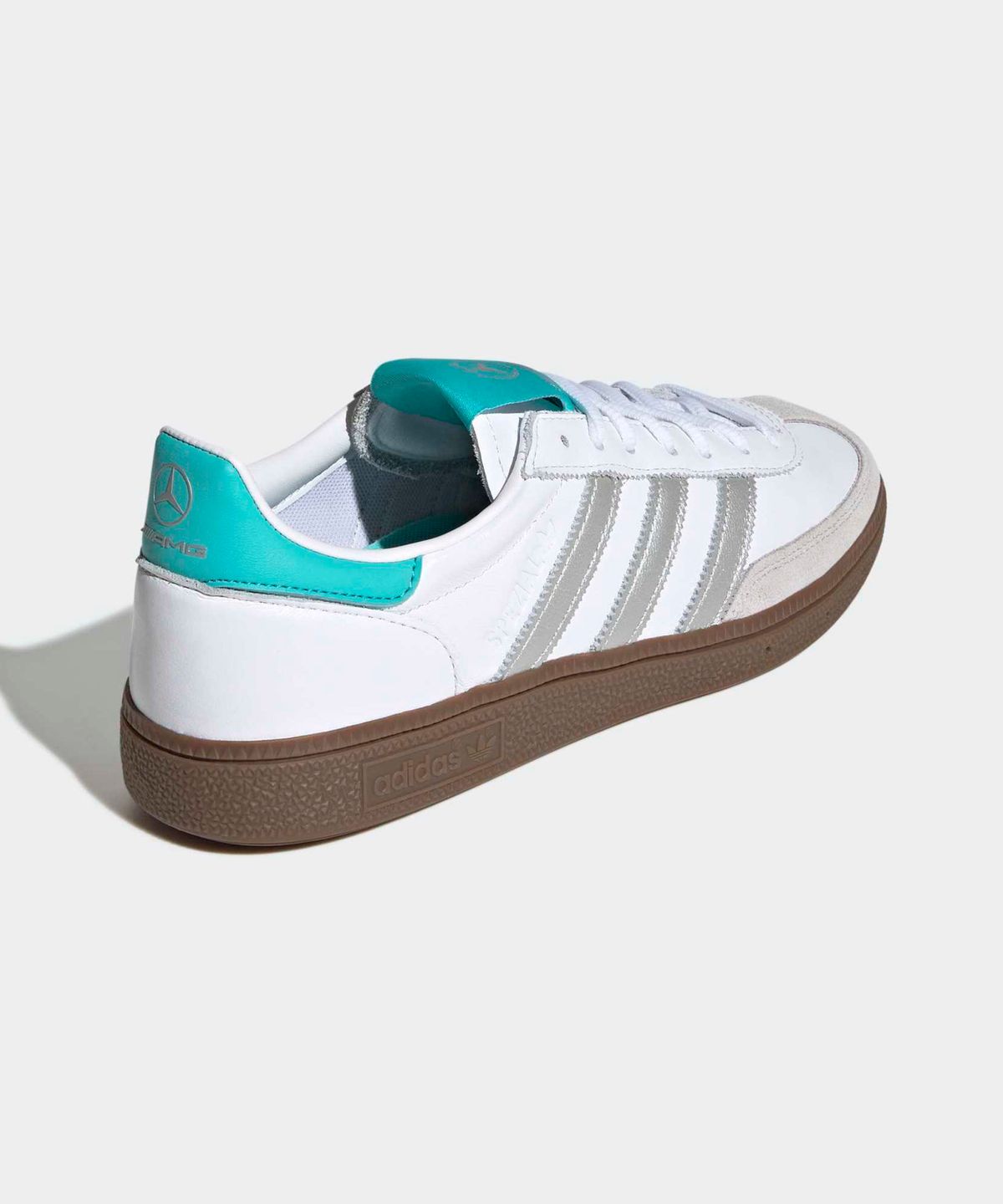 아디다스(ADIDAS) 메르세데스 AMG F1 팀 핸드볼 스페지알 - 화이트:실버:민트 / KJ1178