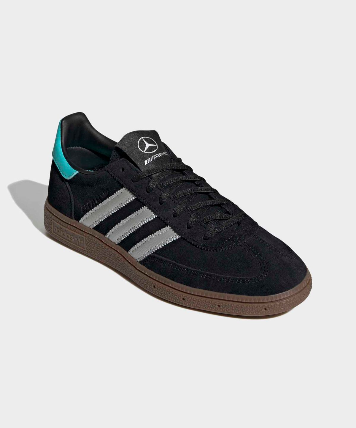 아디다스(ADIDAS) 메르세데스 AMG F1 팀 핸드볼 스페지알 - 블랙:실버:민트 / KJ1185