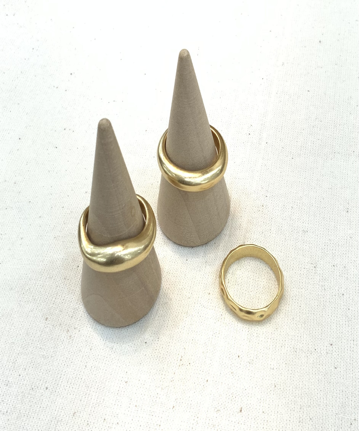 노비스도쿄(NOVICE TOKYO) 뉘앙스 링 3세트 Nuance Ring 3set / Gold