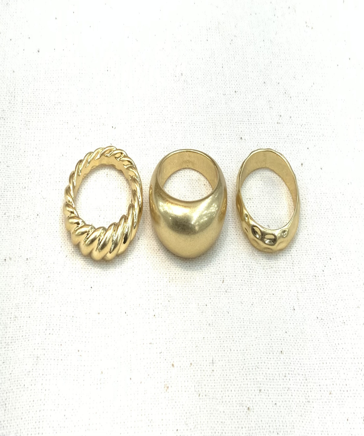 노비스도쿄(NOVICE TOKYO) 뉘앙스 링 3세트 Nuance Ring 3set / Gold