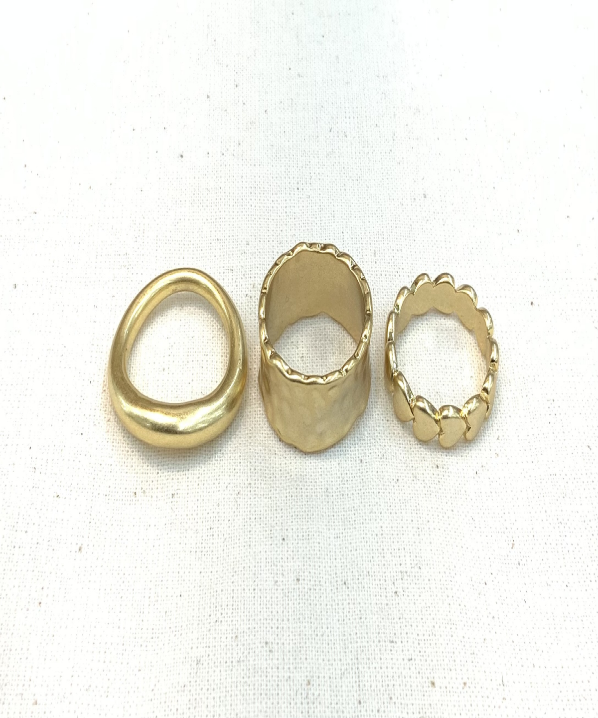노비스도쿄(NOVICE TOKYO) 뉘앙스 링 3세트 Nuance Ring 3set / Gold