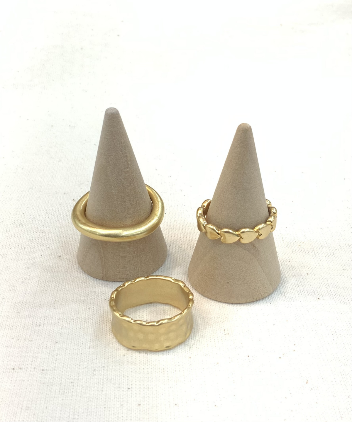 노비스도쿄(NOVICE TOKYO) 뉘앙스 링 3세트 Nuance Ring 3set / Gold