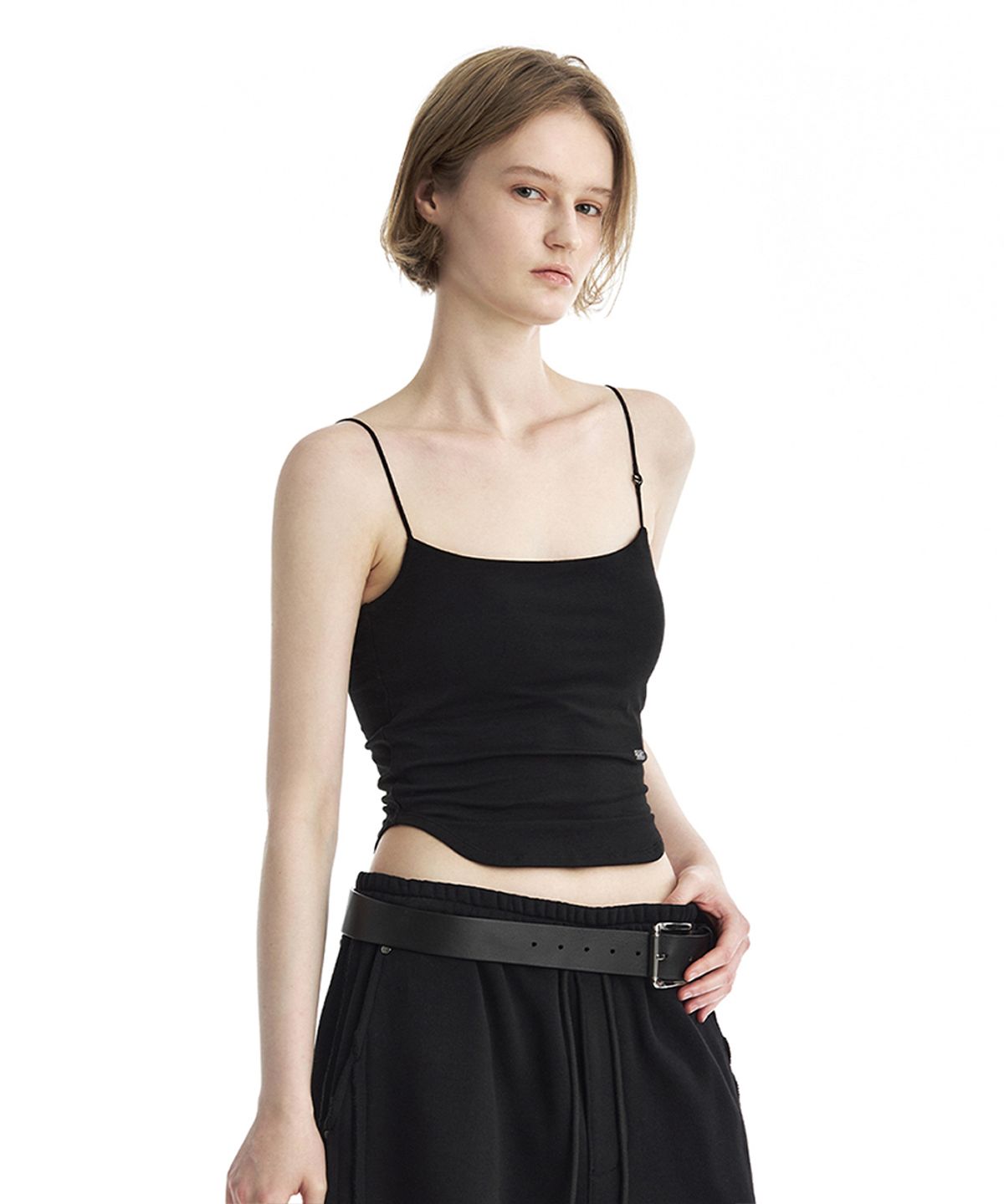 트리밍버드(TREEMINGBIRD) TMB Bra Cap Camisole [ Black ]